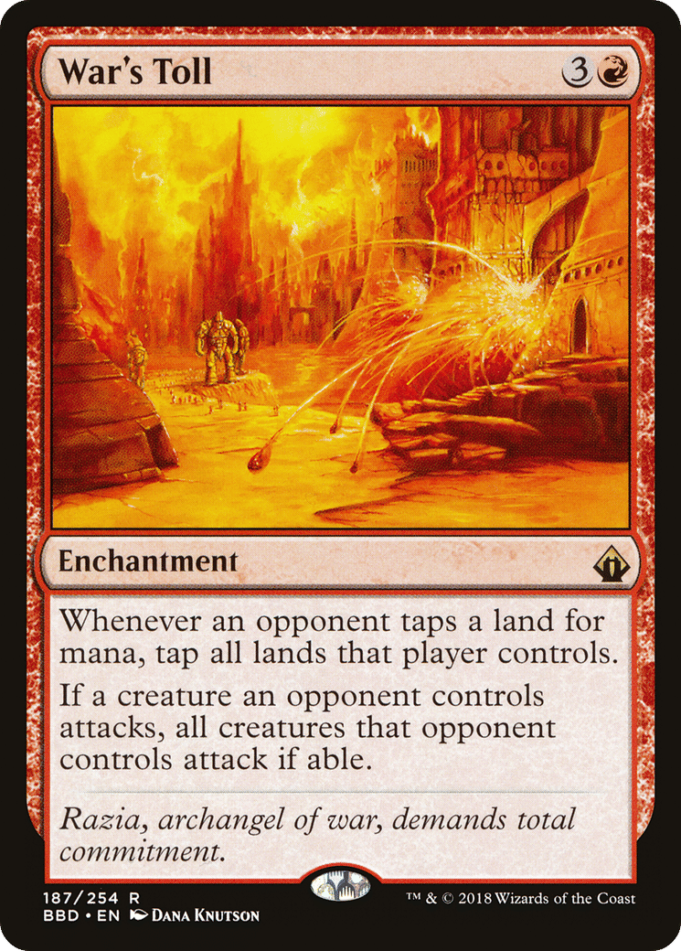 War's Toll — Battlebond — Magic: The Gathering