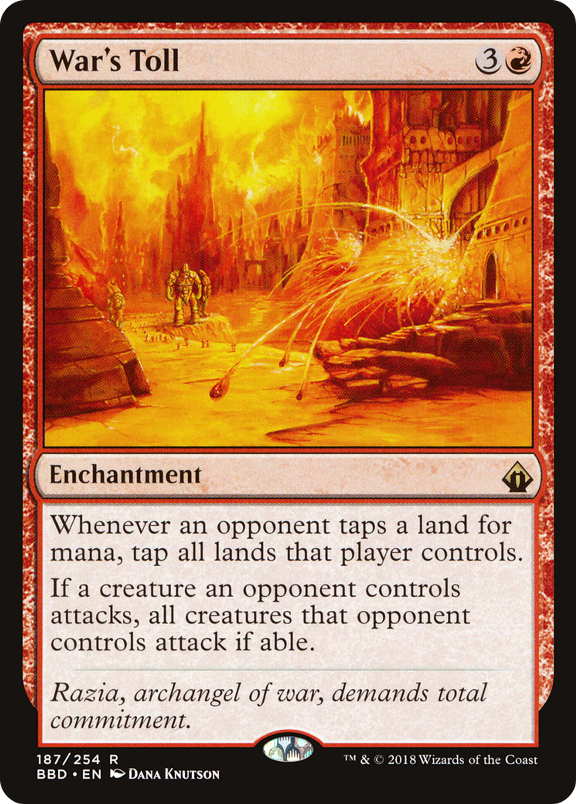 War's Toll — Battlebond — Magic: The Gathering