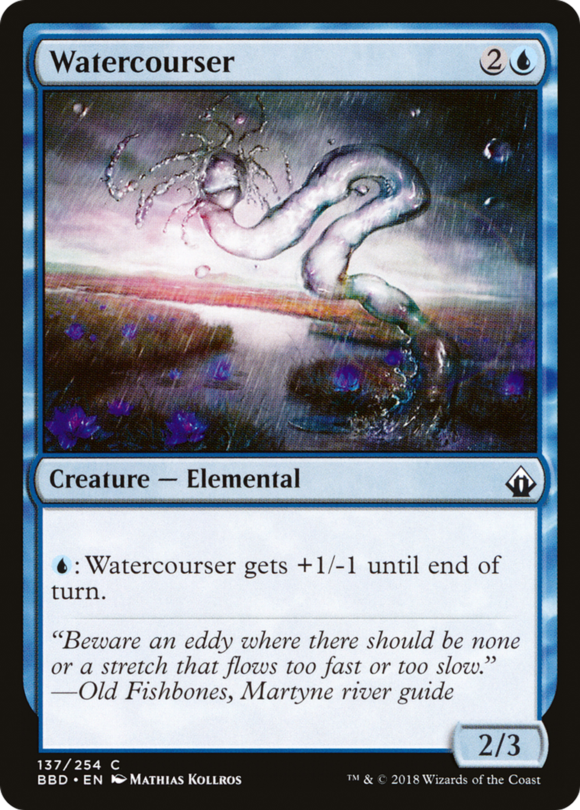 Watercourser — Battlebond — Magic: The Gathering