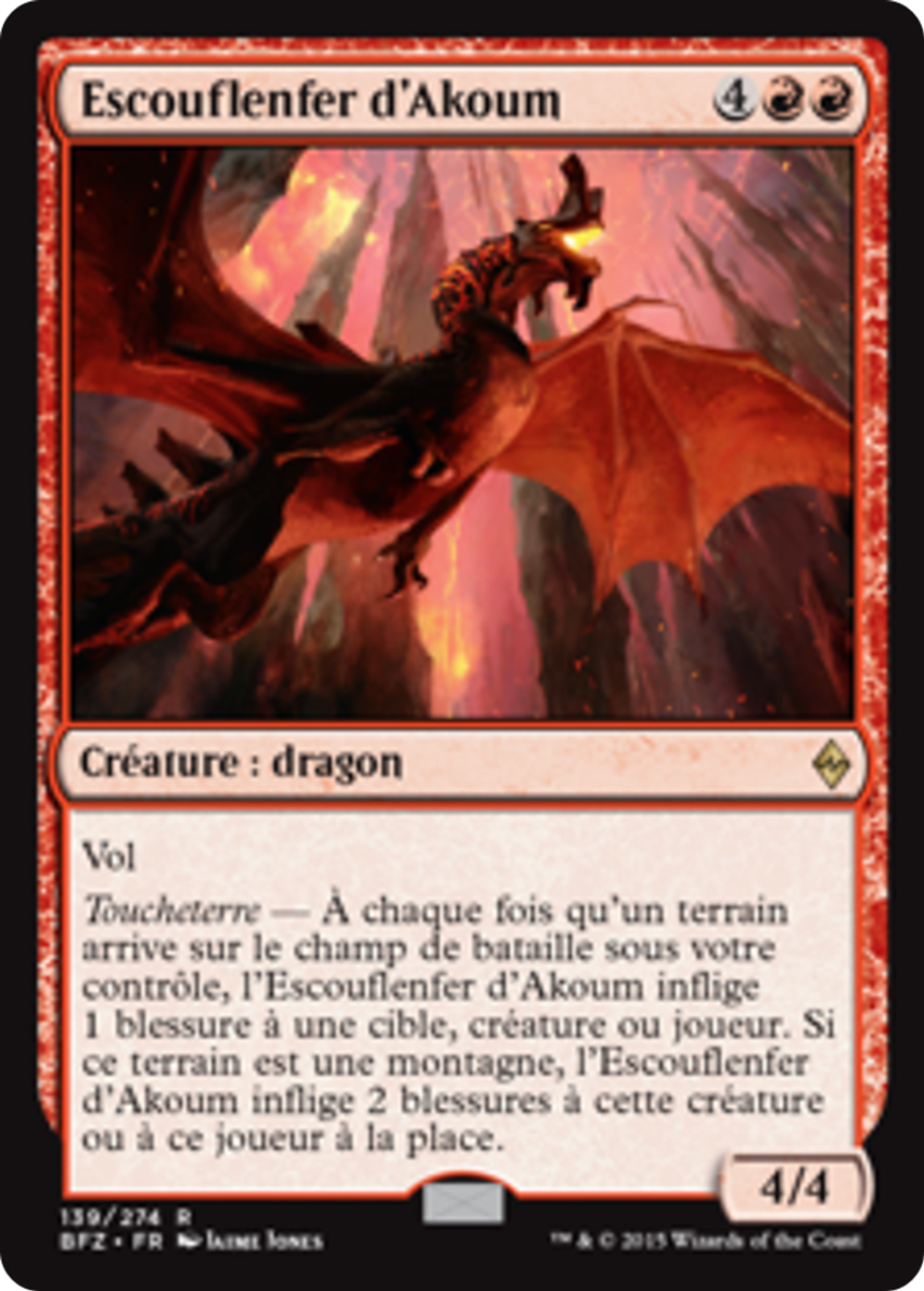 Escouflenfer d'Akoum — Battle for Zendikar — Magic: The Gathering