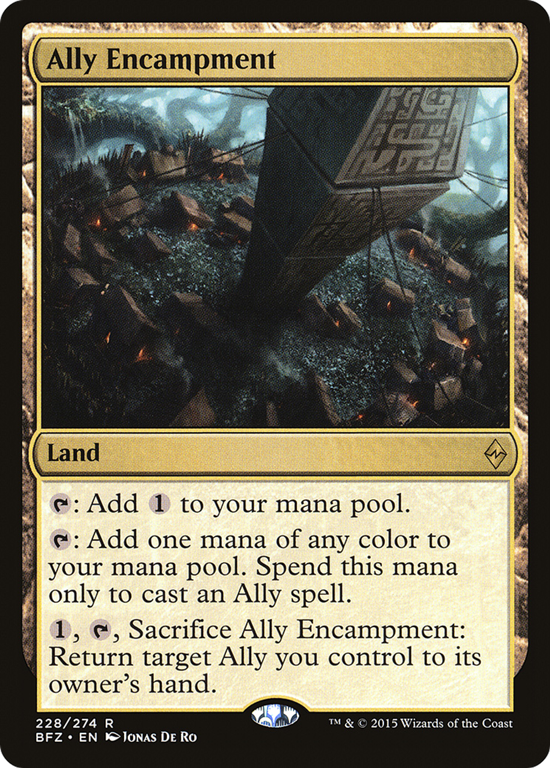 Ally Encampment — Battle for Zendikar — Magic: The Gathering