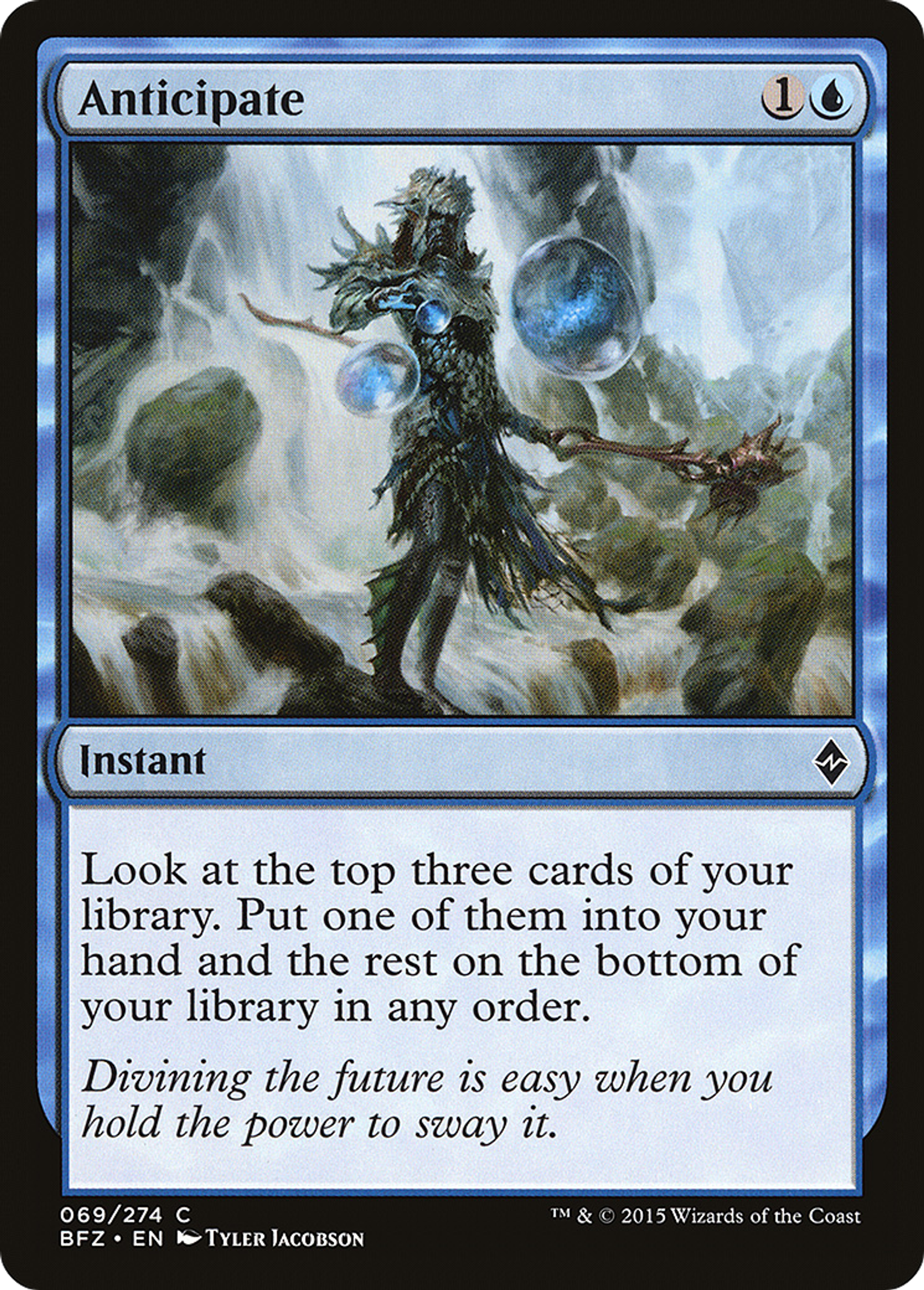 Anticipate — Battle for Zendikar — Magic: The Gathering