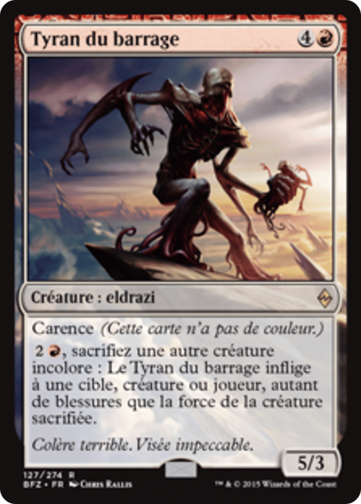 Tyran du barrage — Battle for Zendikar — Magic: The Gathering