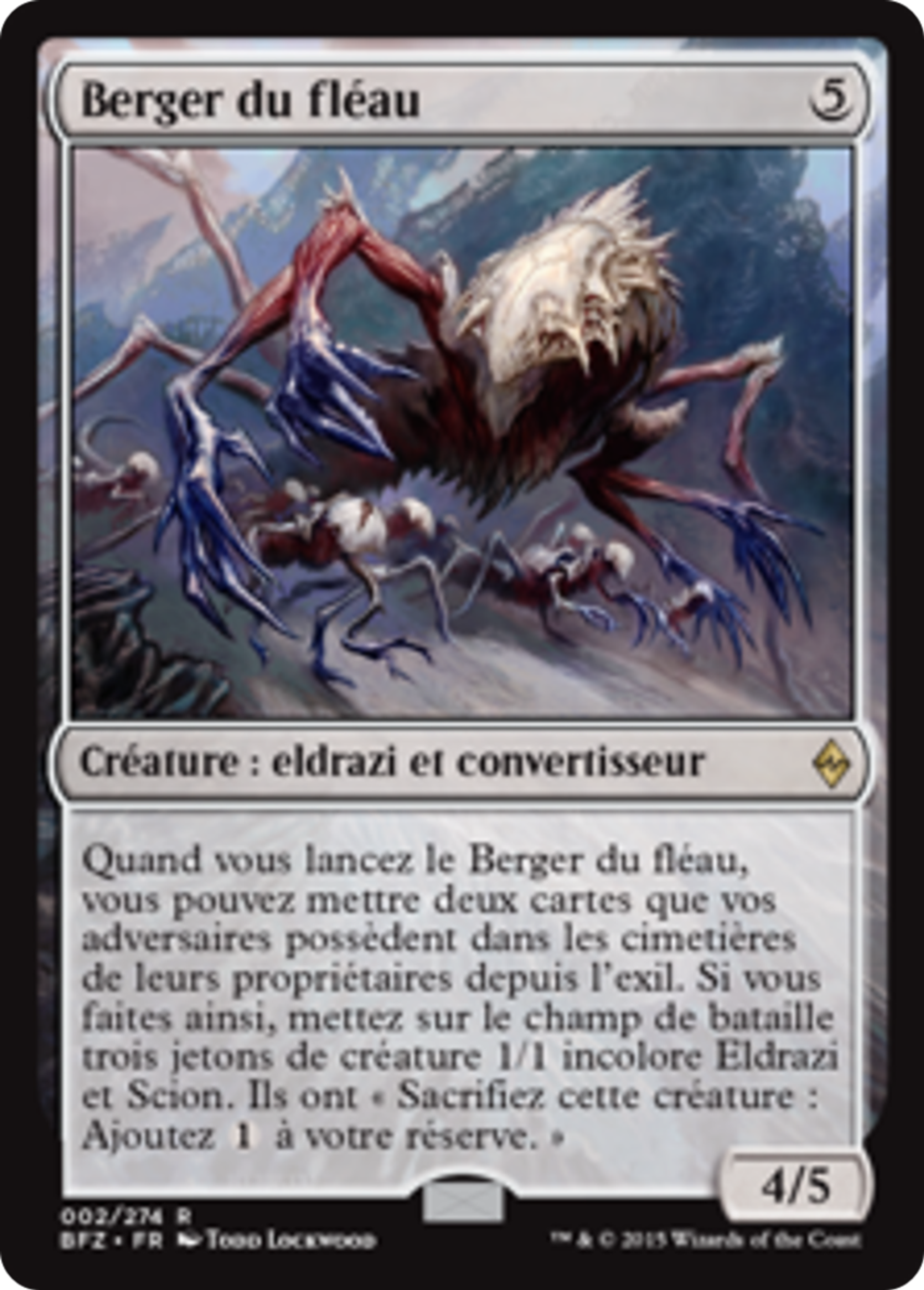 Berger du fléau — Battle for Zendikar — Magic: The Gathering