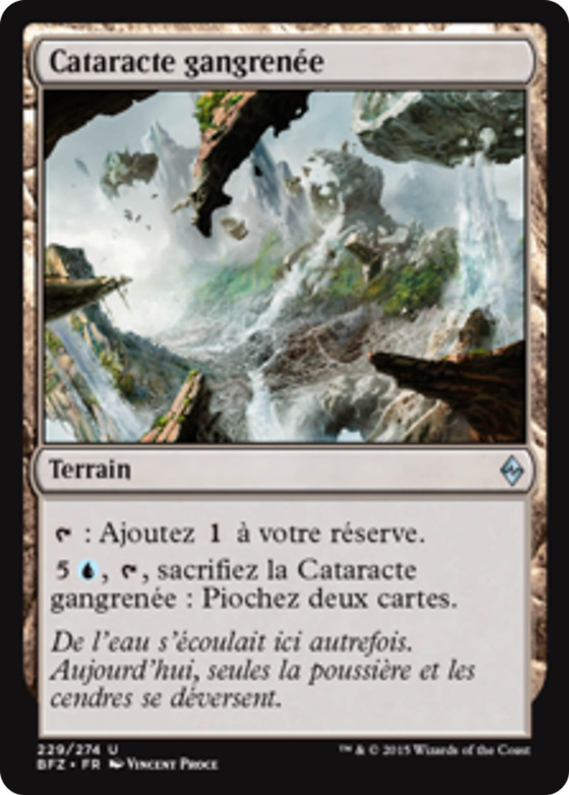 Cataracte gangrenée — Battle for Zendikar — Magic: The Gathering