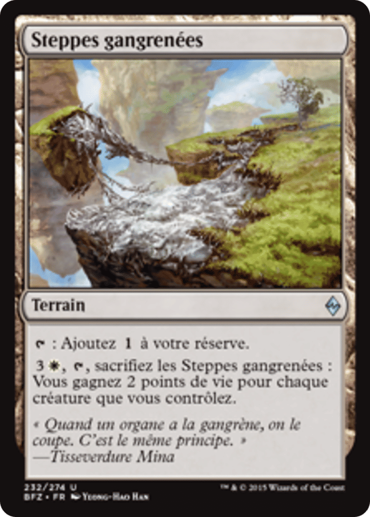 Steppes gangrenées — Battle for Zendikar — Magic: The Gathering