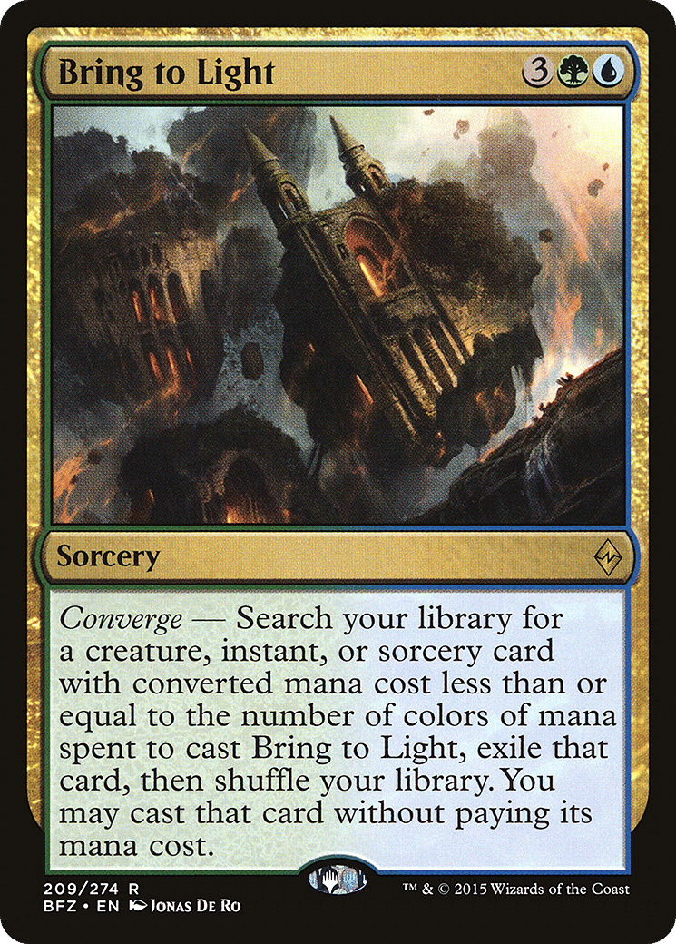 Bring to Light — Battle for Zendikar — Magic: The Gathering