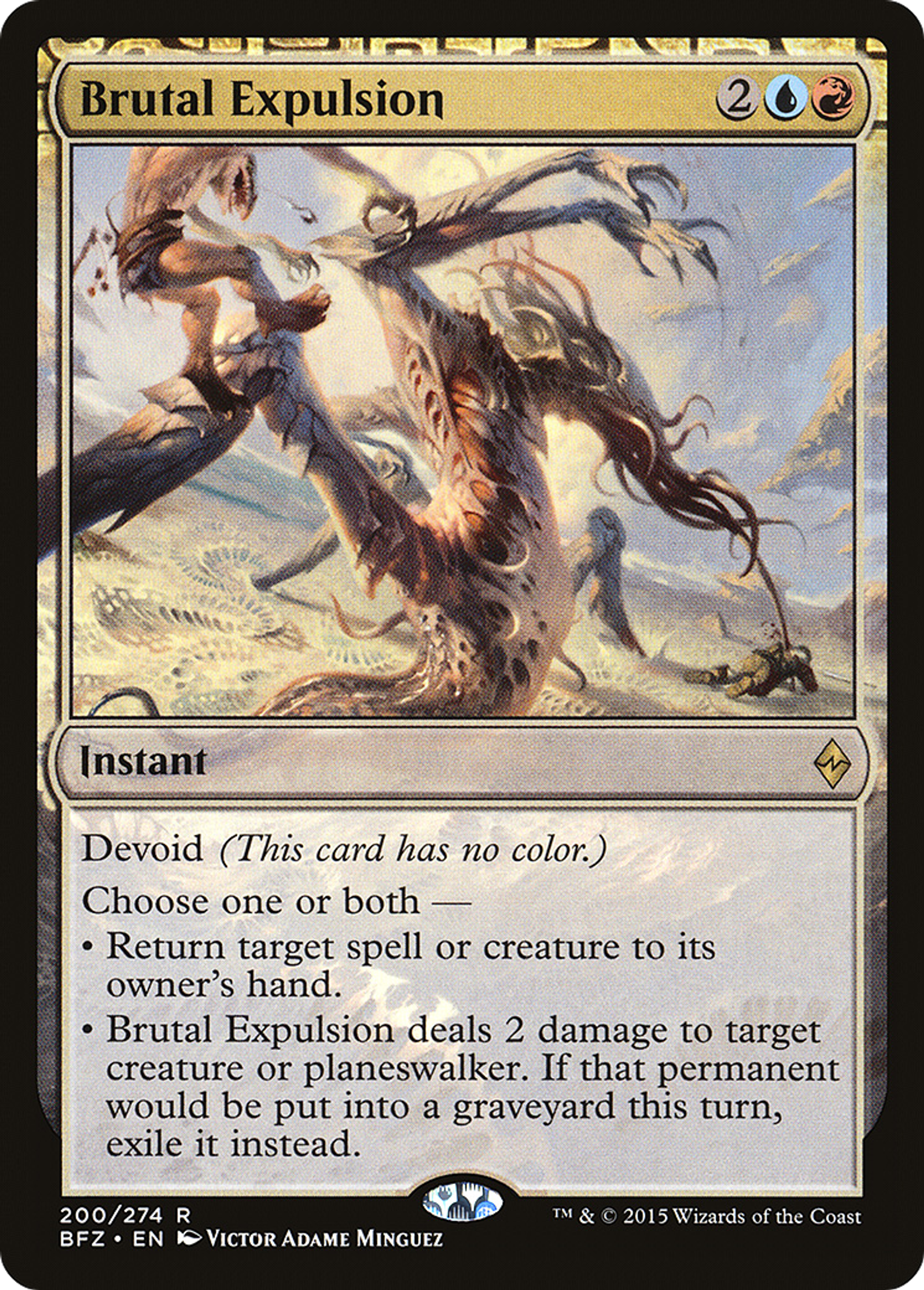 Brutal Expulsion — Battle for Zendikar — Magic: The Gathering