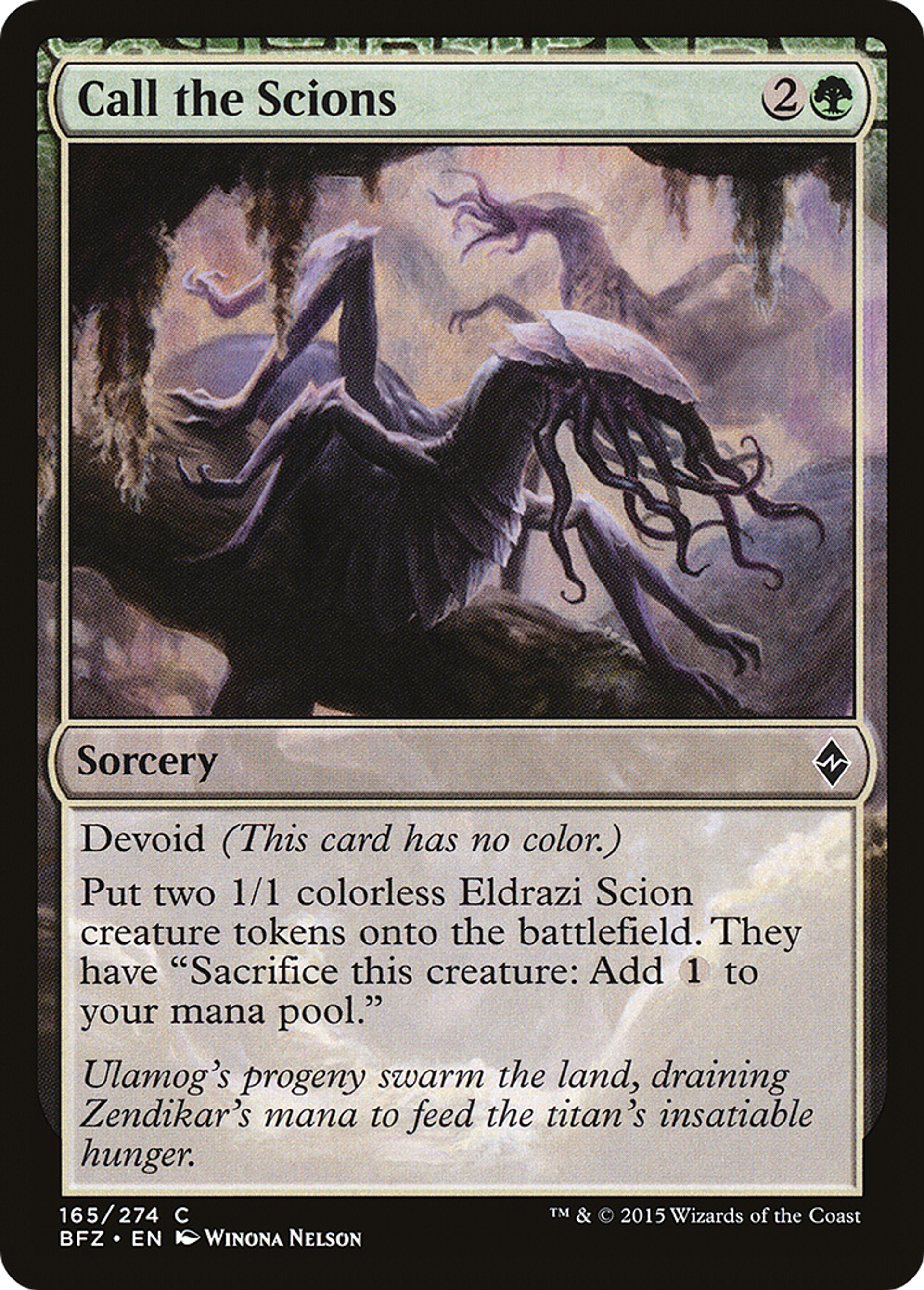 Call the Scions — Battle for Zendikar — Magic: The Gathering