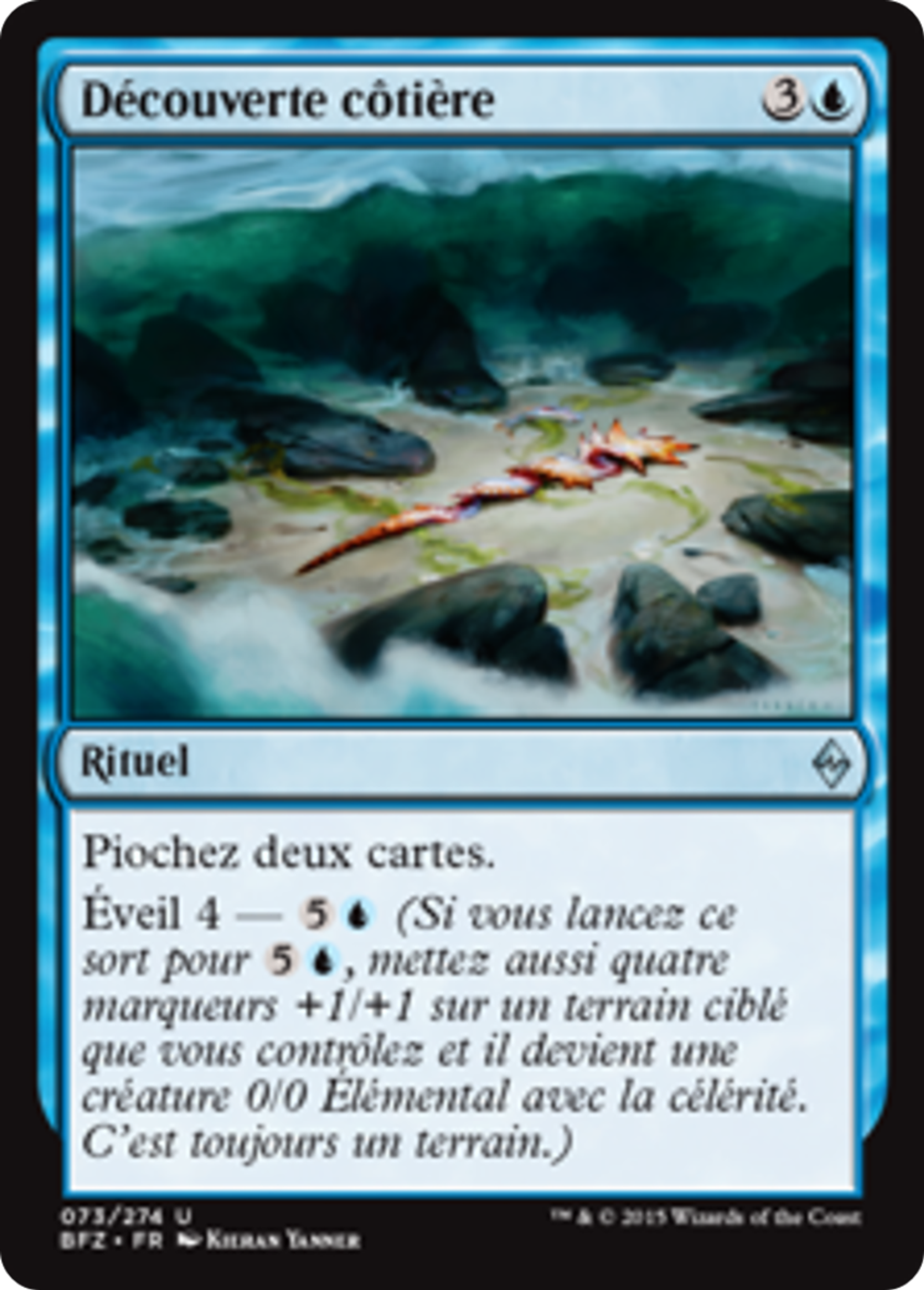 Découverte côtière — Battle for Zendikar — Magic: The Gathering