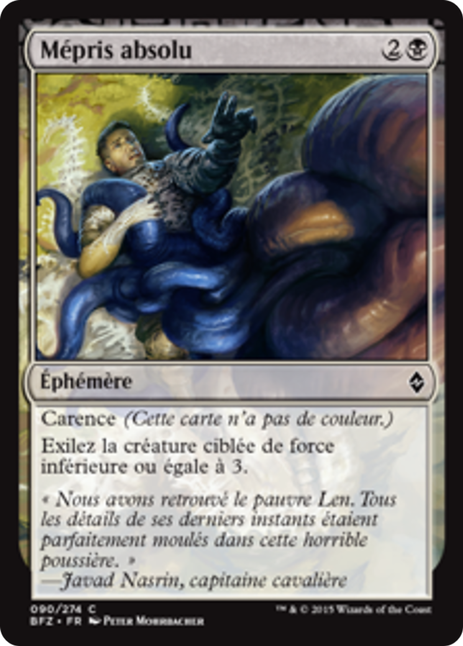 Mépris absolu — Battle for Zendikar — Magic: The Gathering