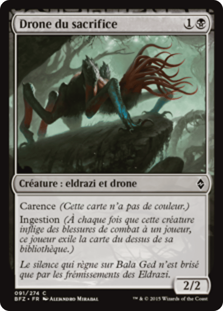 Drone du sacrifice — Battle for Zendikar — Magic: The Gathering
