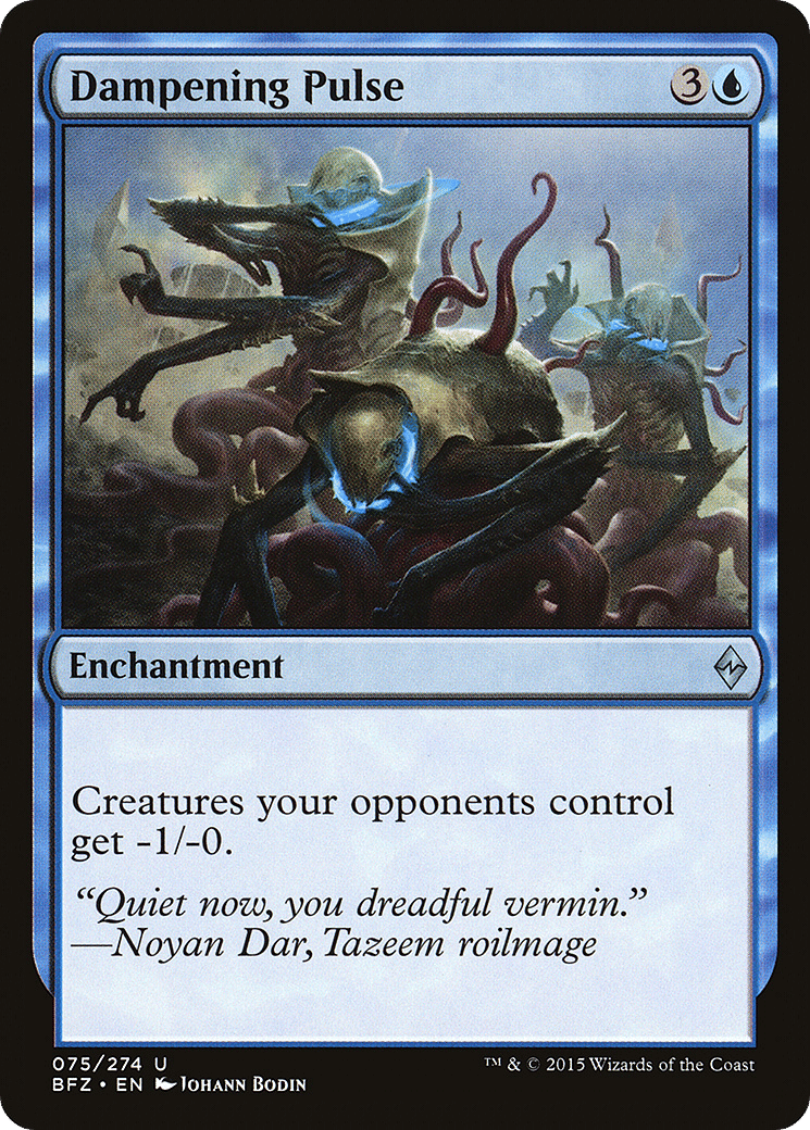 Pulsation débilitante — Battle for Zendikar — Magic: The Gathering