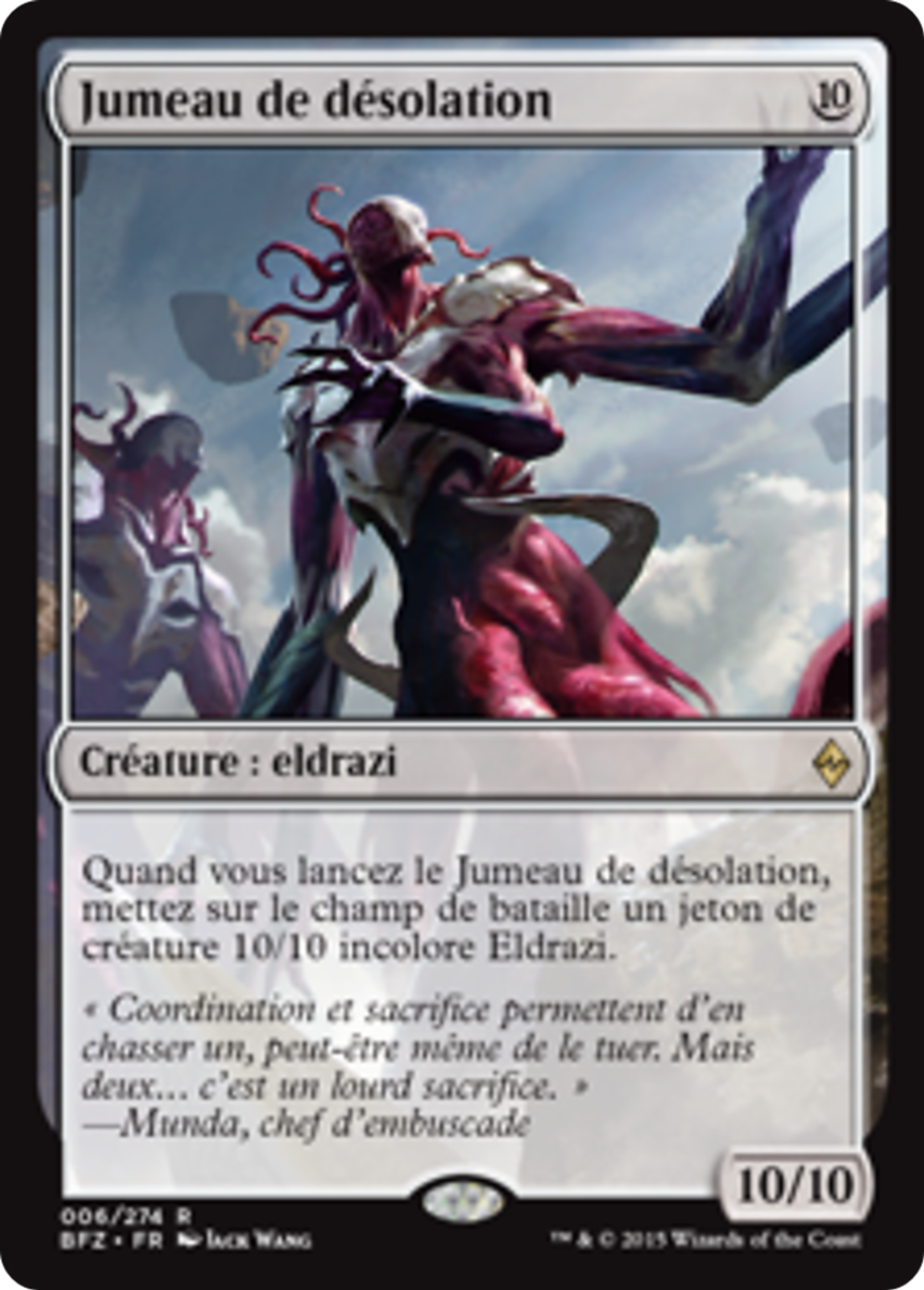 Jumeau de désolation — Battle for Zendikar — Magic: The Gathering