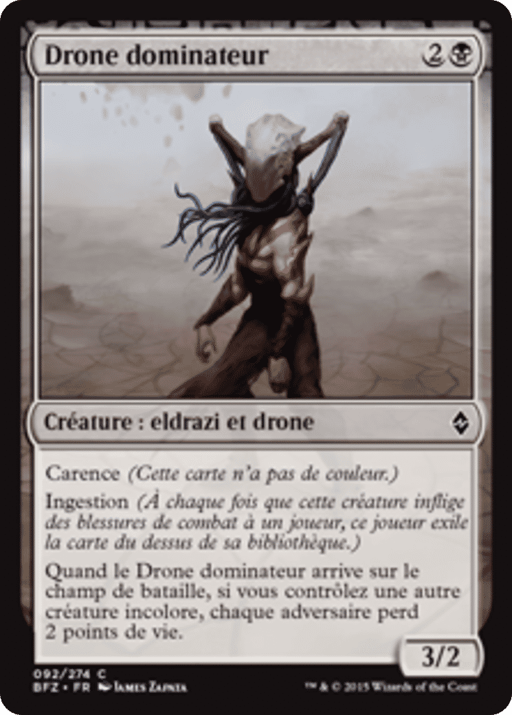 Drone dominateur — Battle for Zendikar — Magic: The Gathering