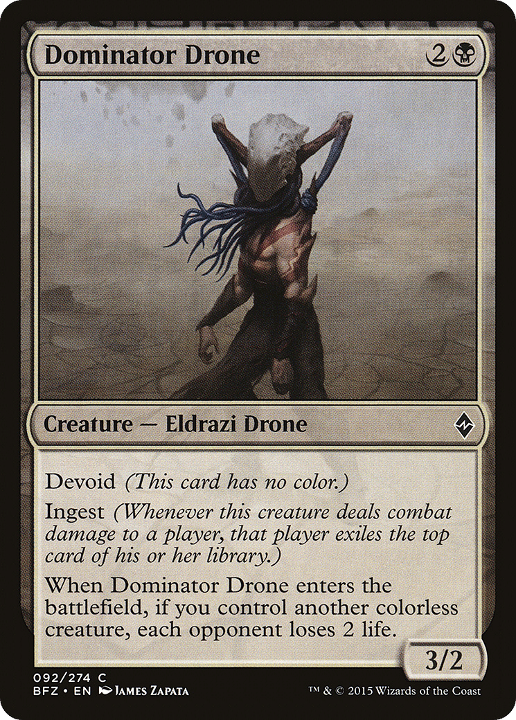 Dominator Drone — Battle for Zendikar — Magic: The Gathering