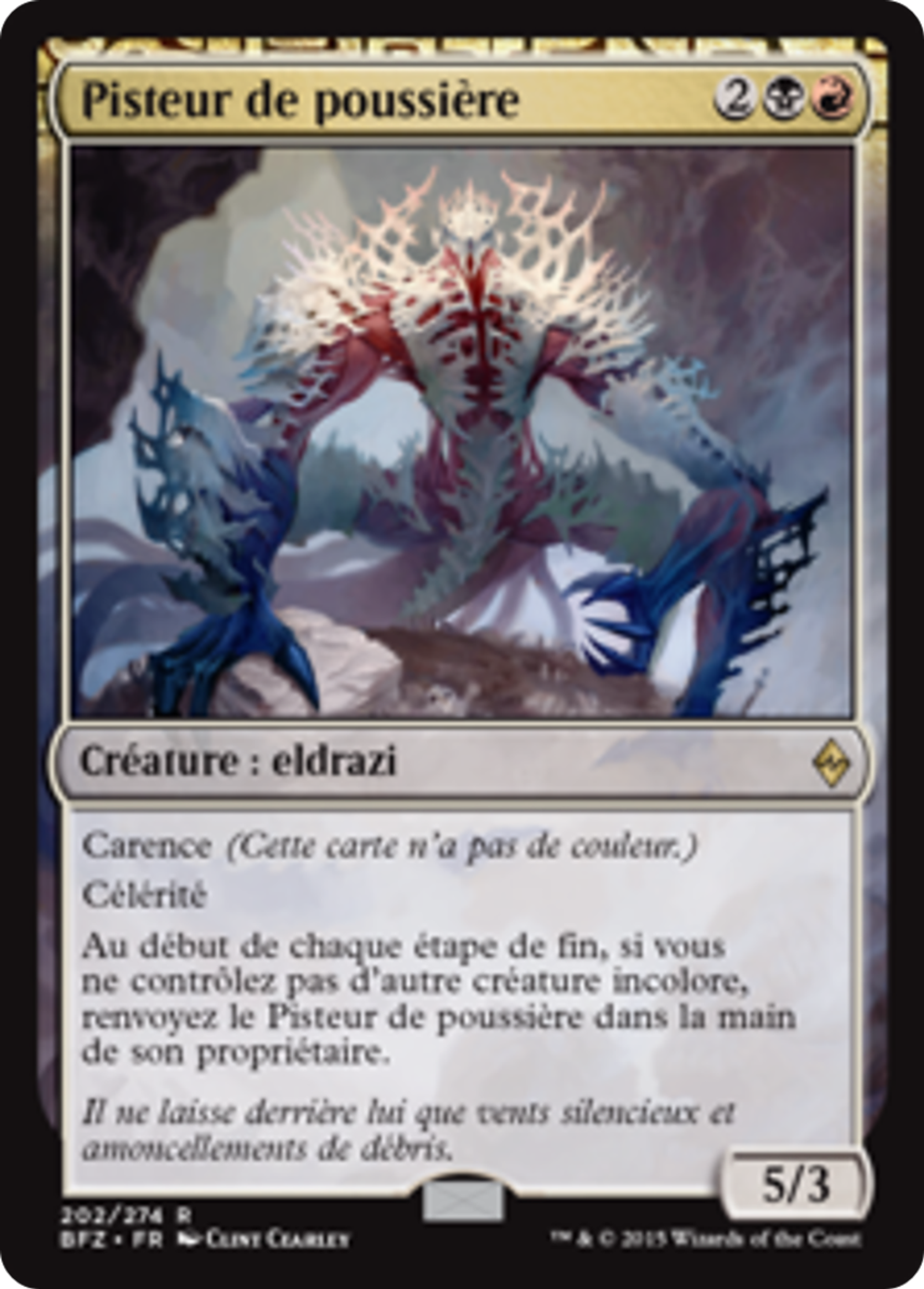 Pisteur de poussière — Battle for Zendikar — Magic: The Gathering