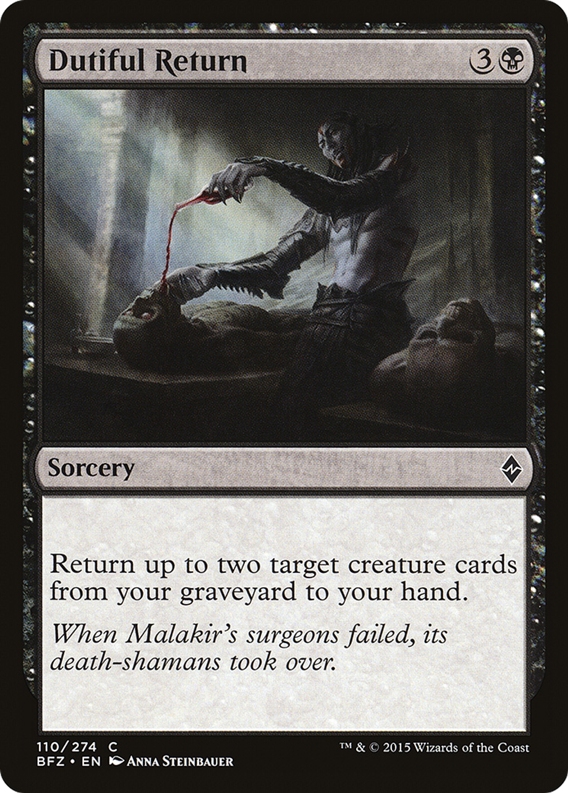 Dutiful Return — Battle for Zendikar — Magic: The Gathering