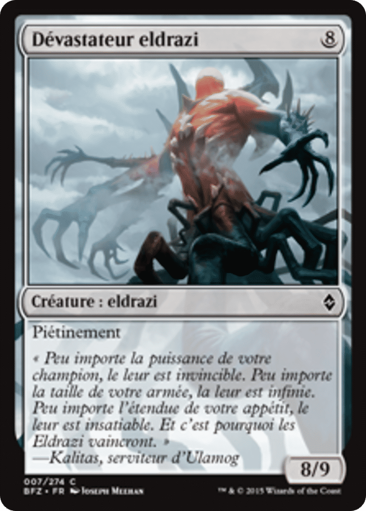 Dévastateur eldrazi — Battle for Zendikar — Magic: The Gathering