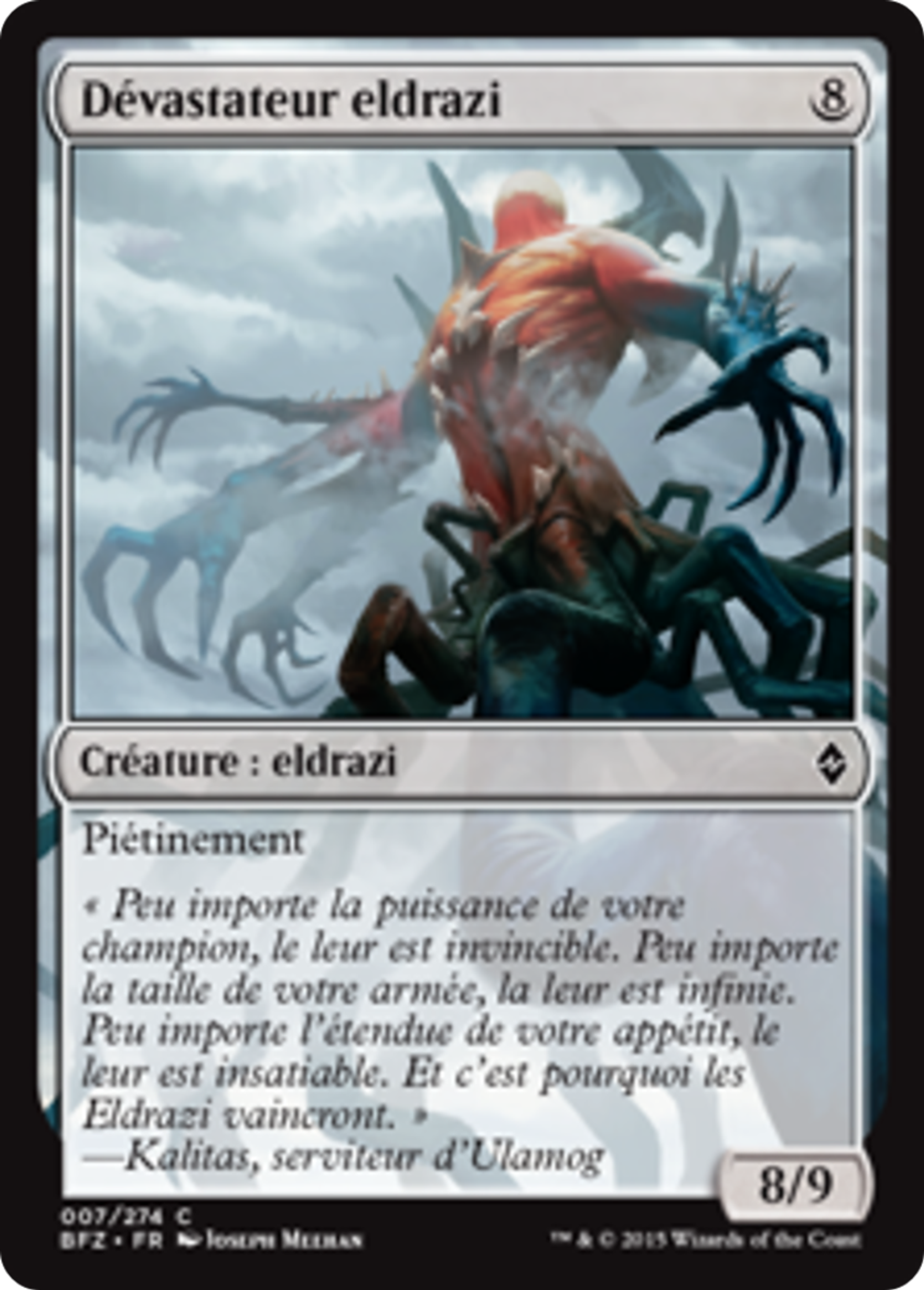 Dévastateur eldrazi — Battle for Zendikar — Magic: The Gathering