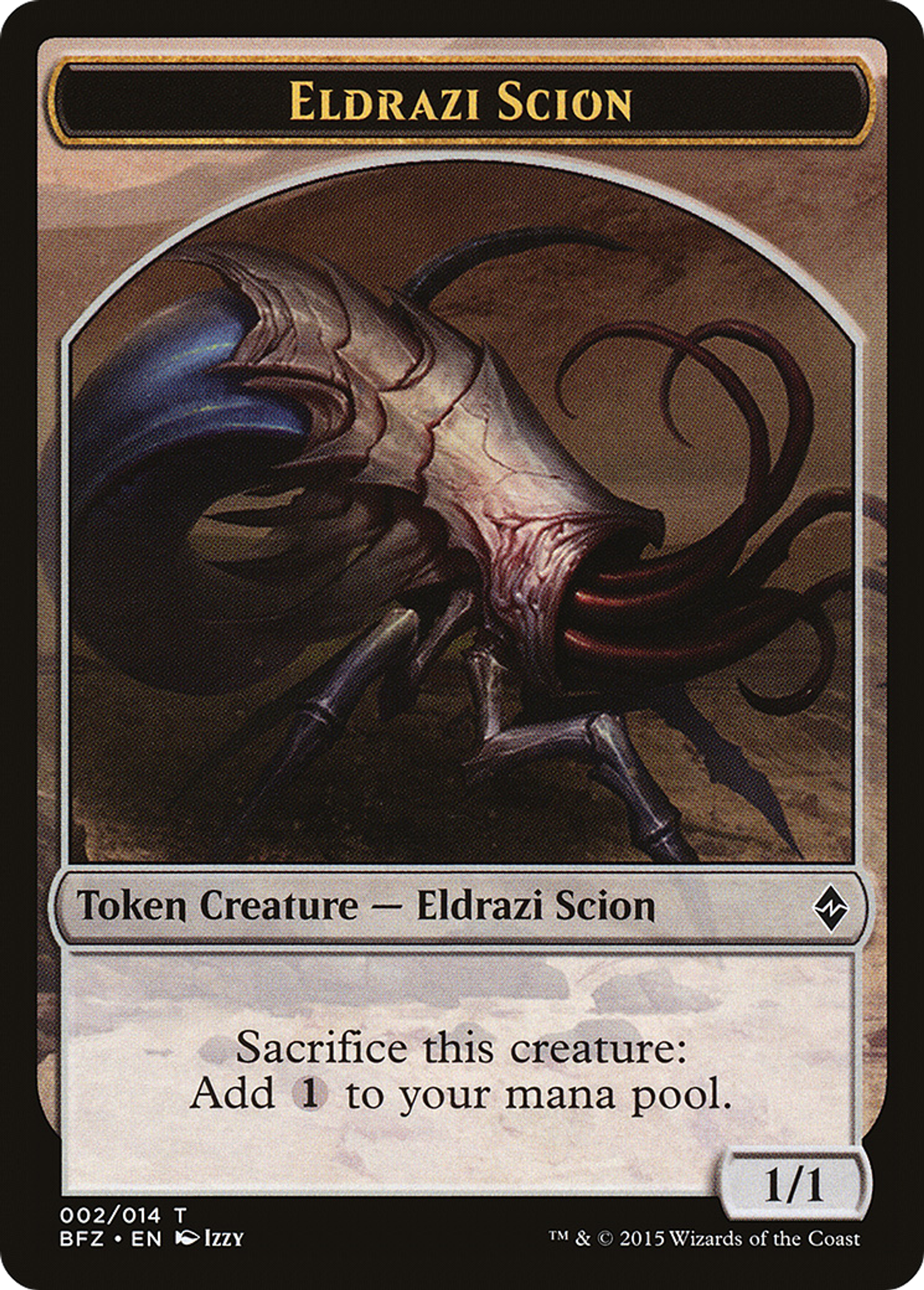 Eldrazi Scion — Battle for Zendikar — Magic: The Gathering