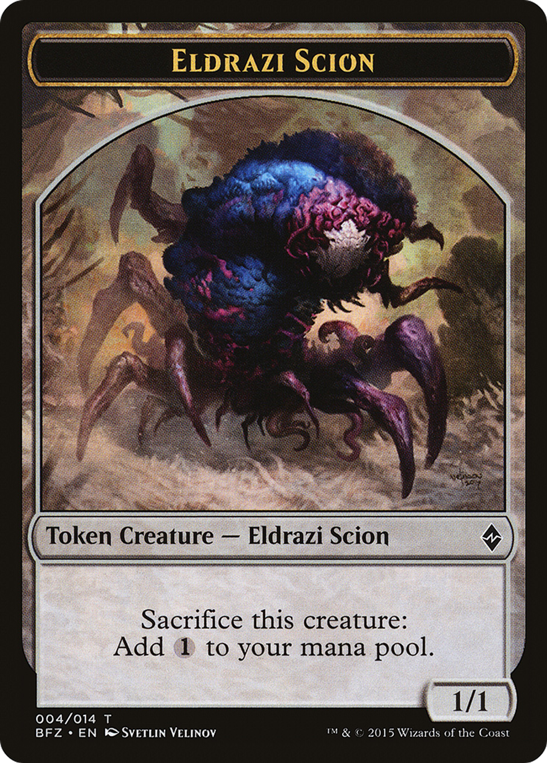 Eldrazi Scion — Battle for Zendikar — Magic: The Gathering