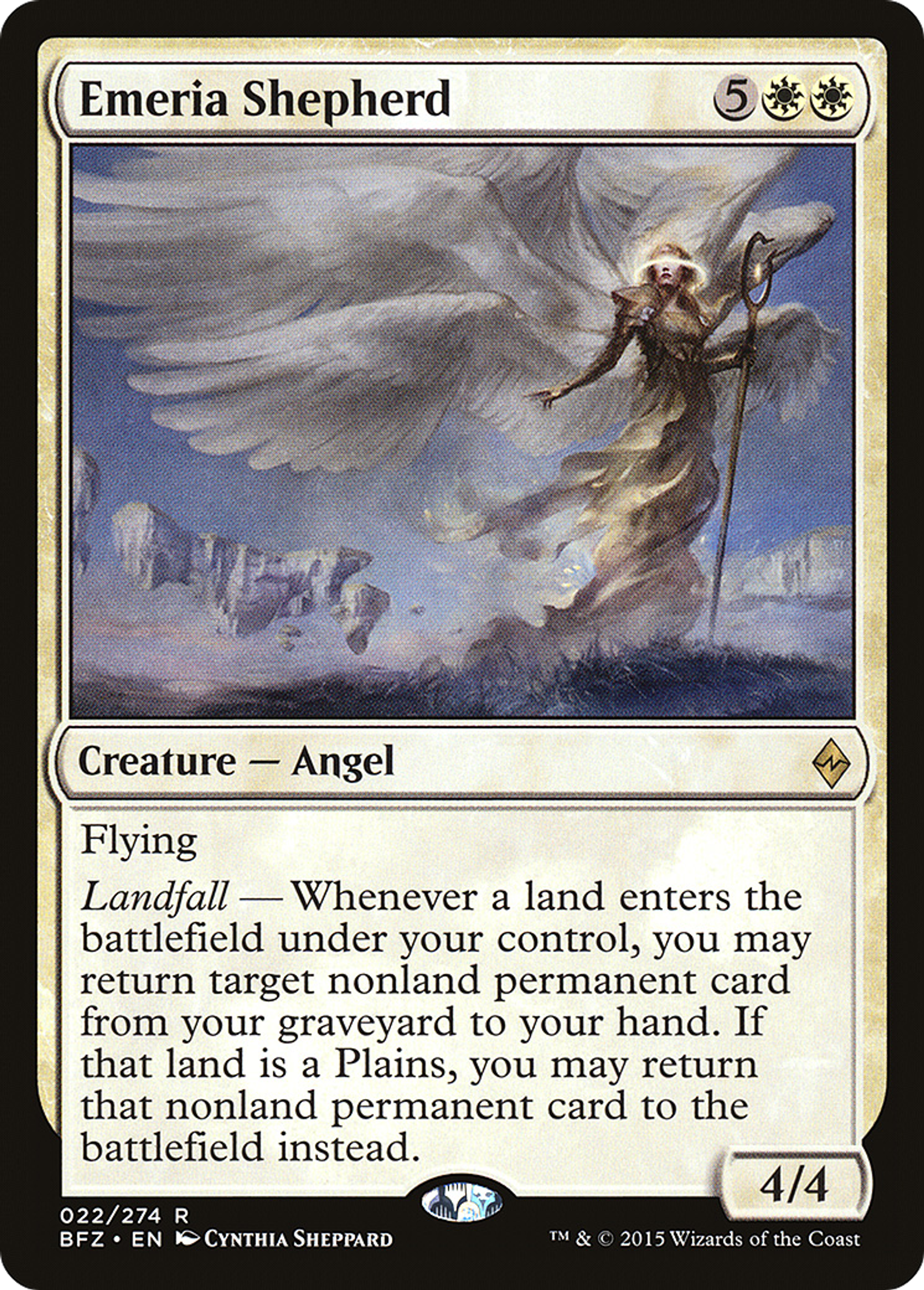 Emeria Shepherd — Battle for Zendikar — Magic: The Gathering