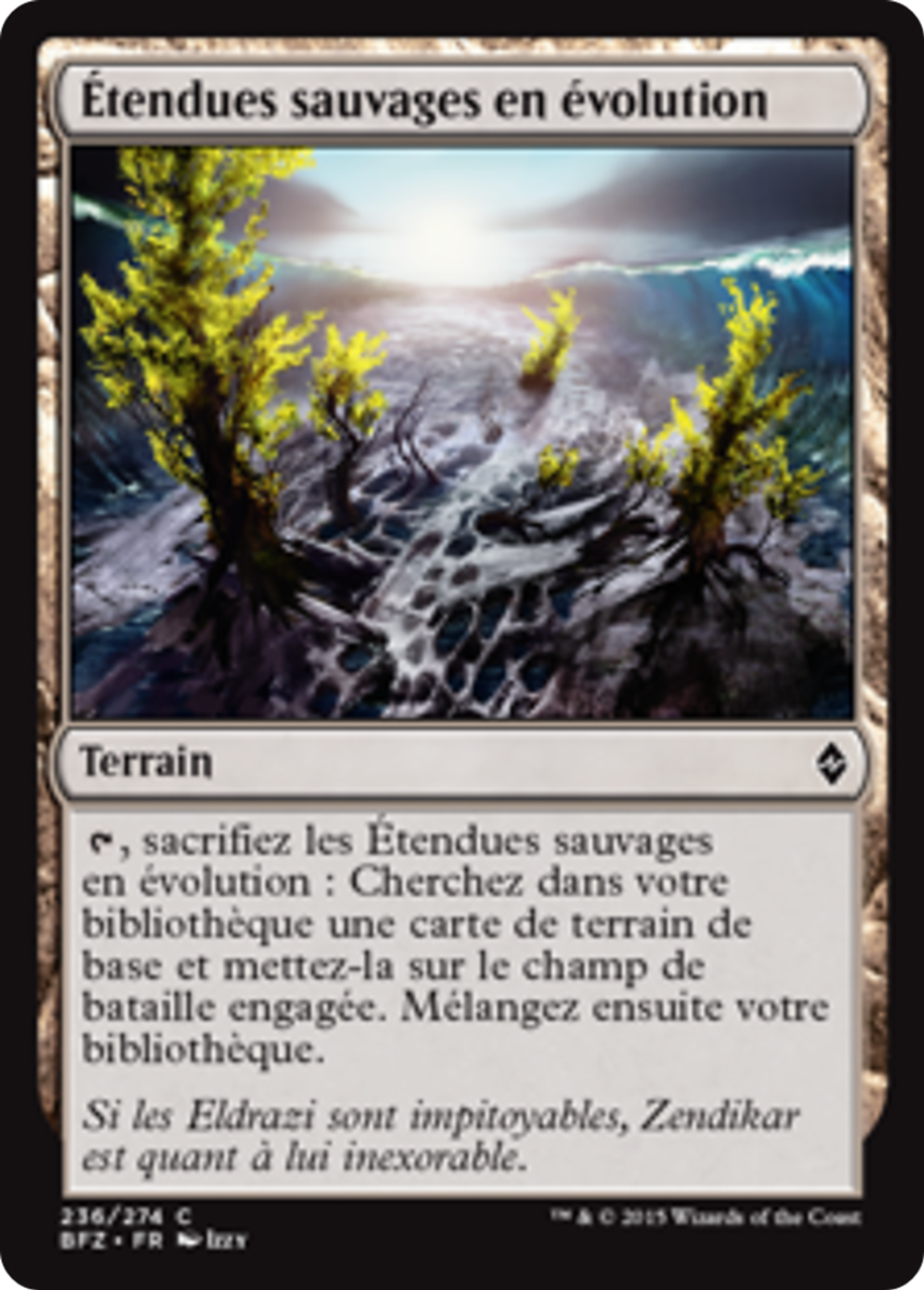Étendues sauvages en évolution — Battle for Zendikar — Magic: The Gathering
