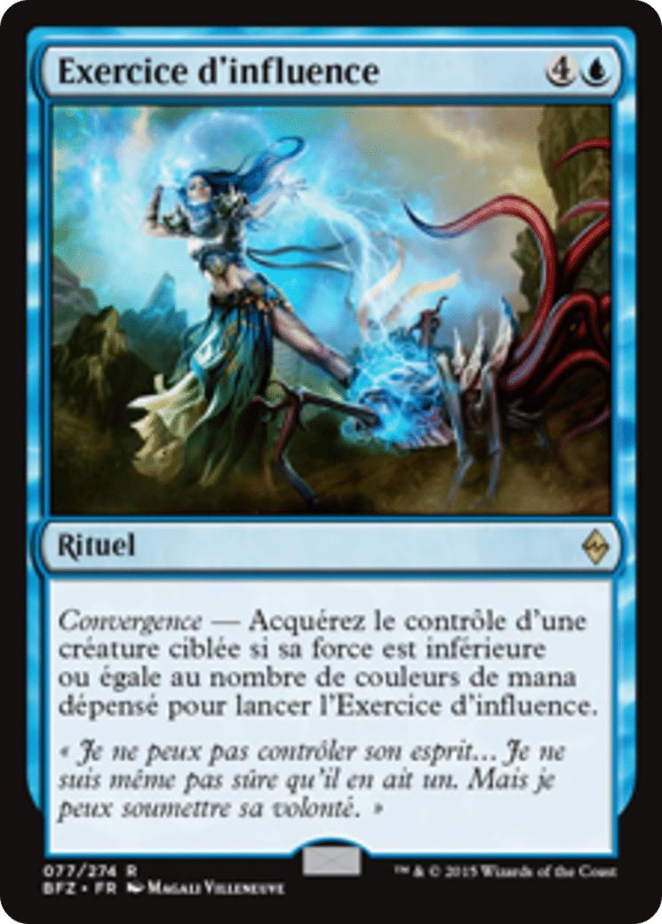 Exercice d'influence — Battle for Zendikar — Magic: The Gathering