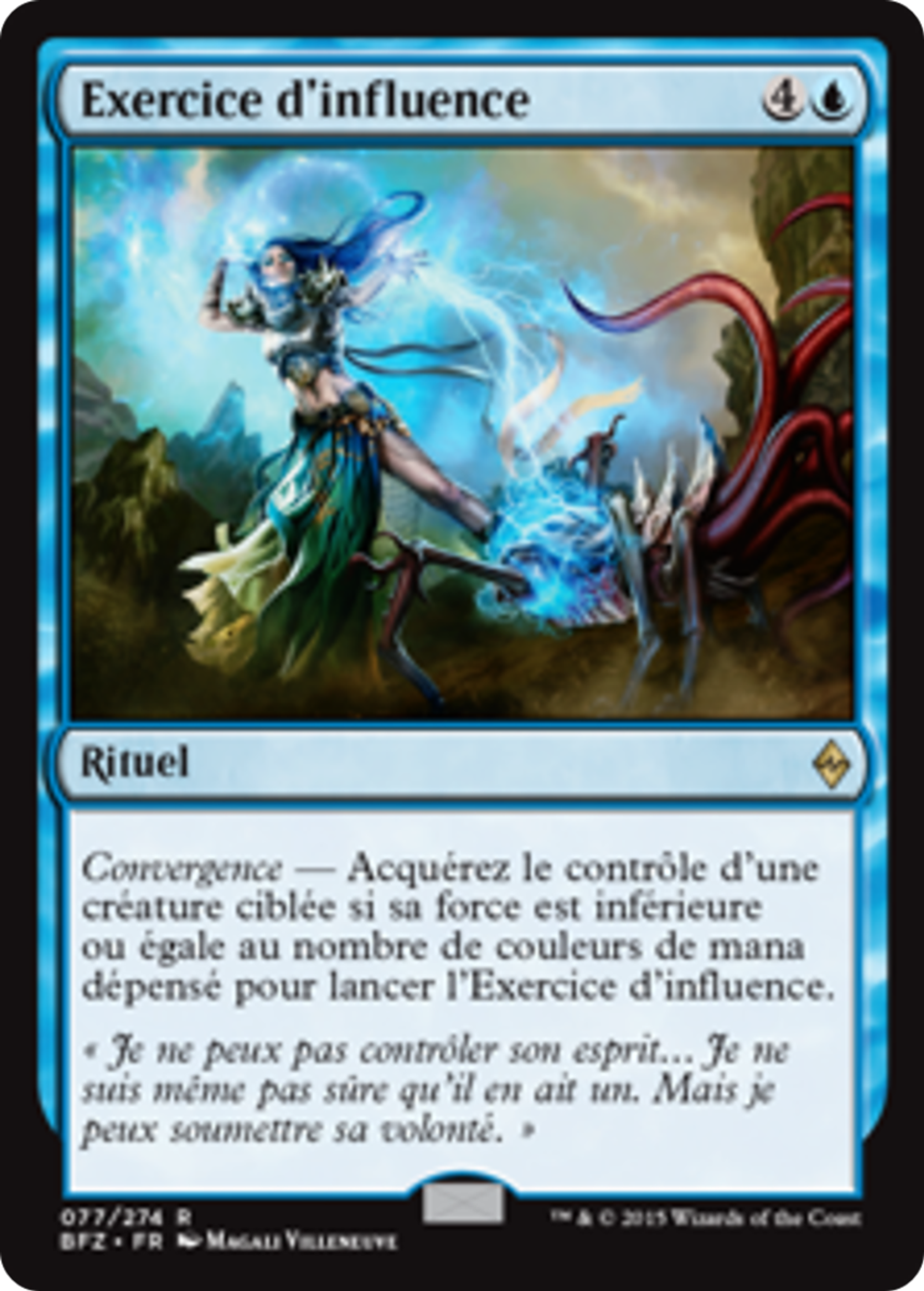 Exercice d'influence — Battle for Zendikar — Magic: The Gathering
