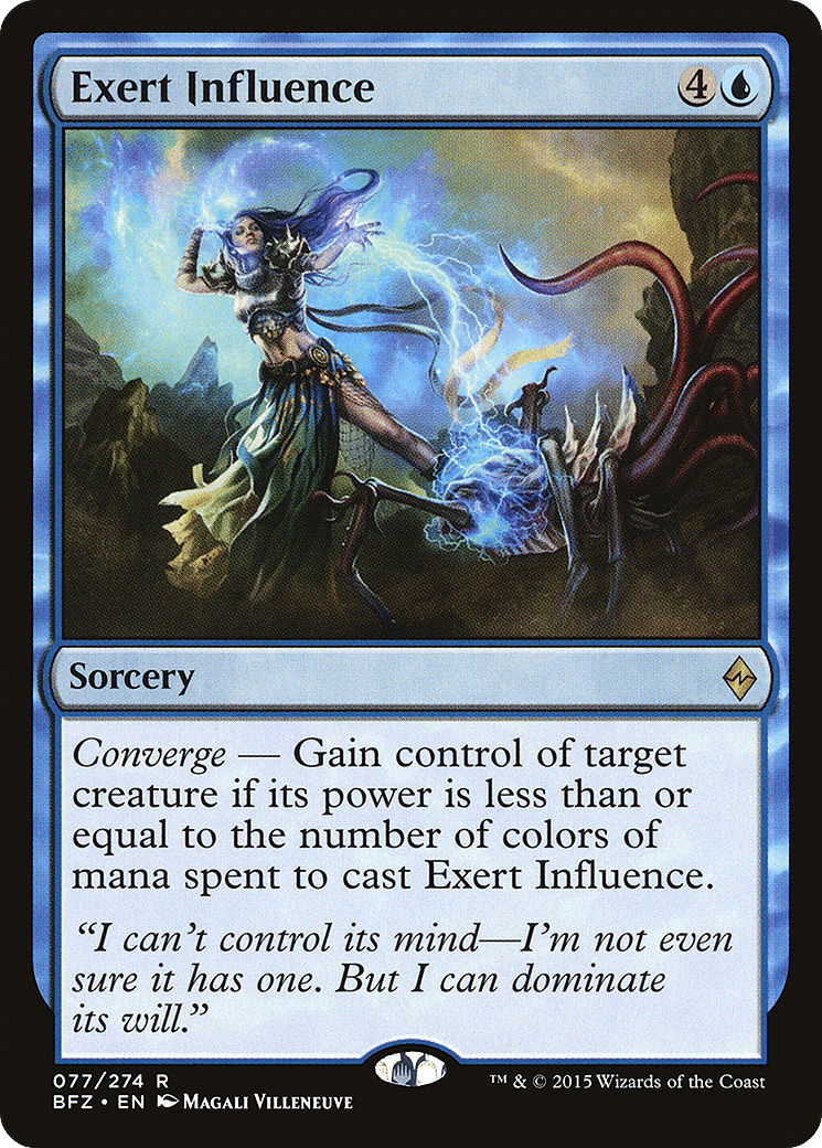 Exert Influence — Battle for Zendikar — Magic: The Gathering