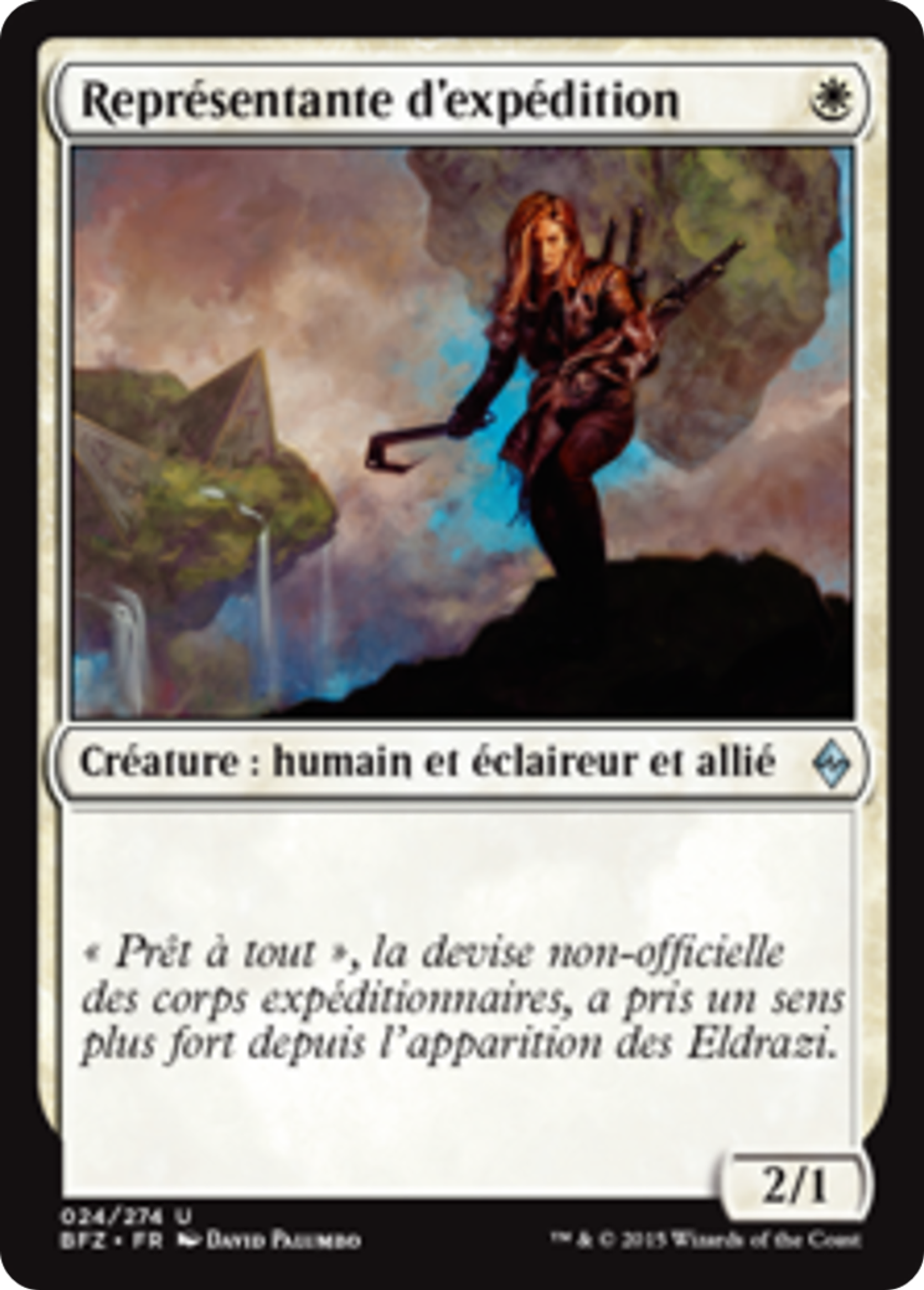 Représentante d'expédition — Battle for Zendikar — Magic: The Gathering