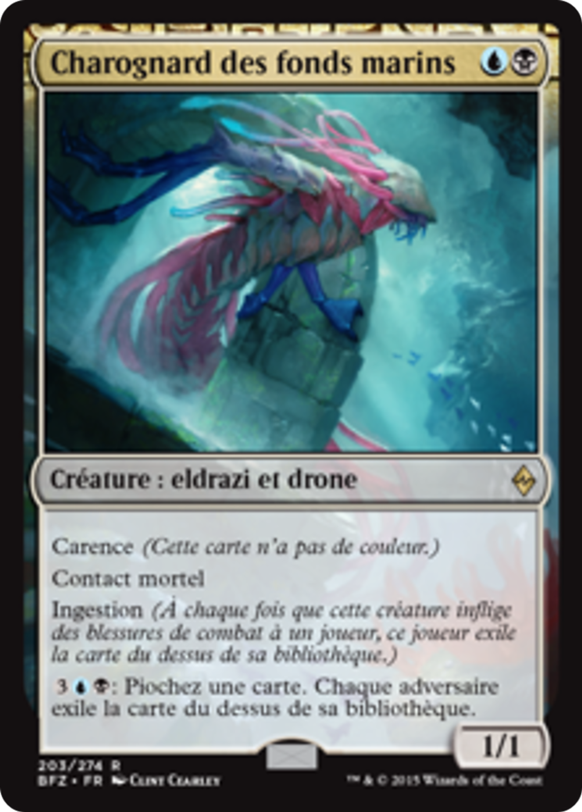 Charognard des fonds marins — Battle for Zendikar — Magic: The Gathering