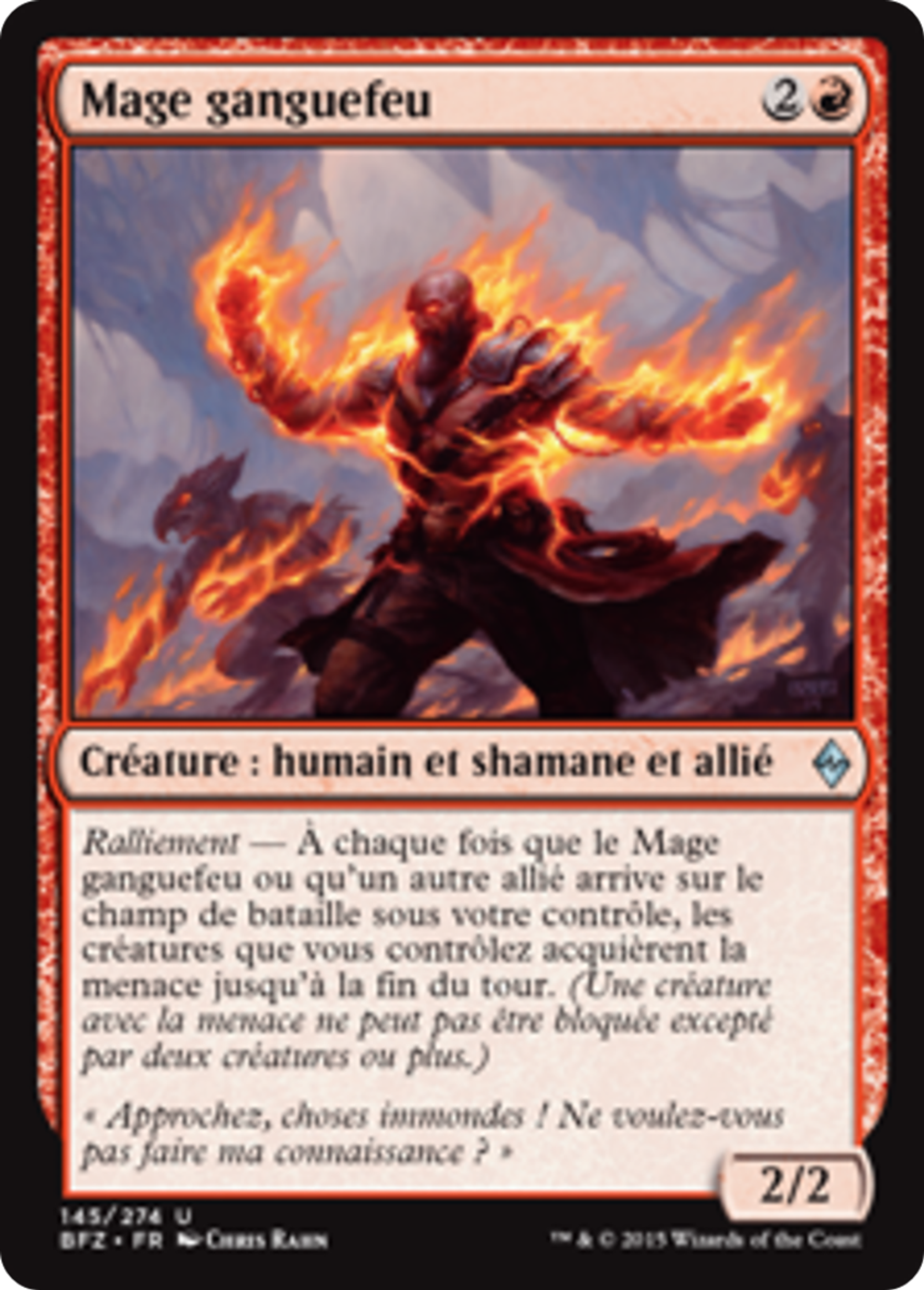 Mage ganguefeu — Battle for Zendikar — Magic: The Gathering