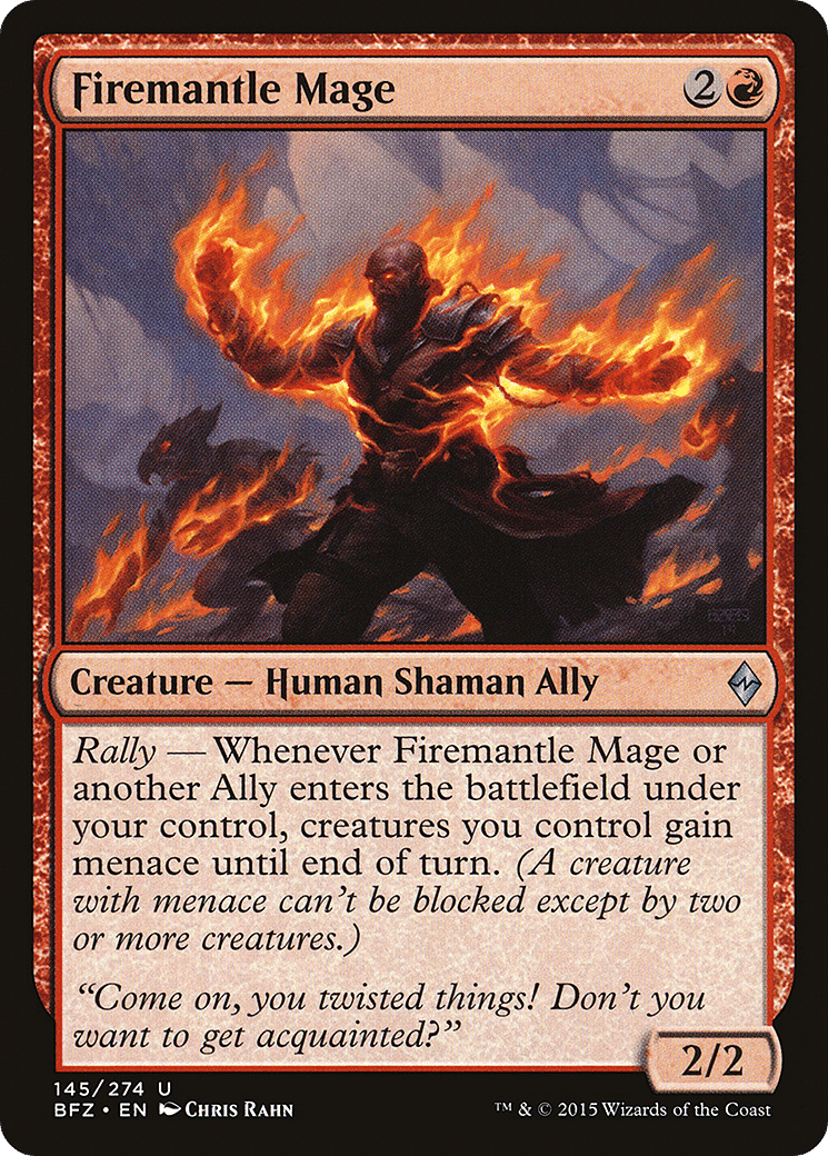 Mage ganguefeu — Battle for Zendikar — Magic: The Gathering