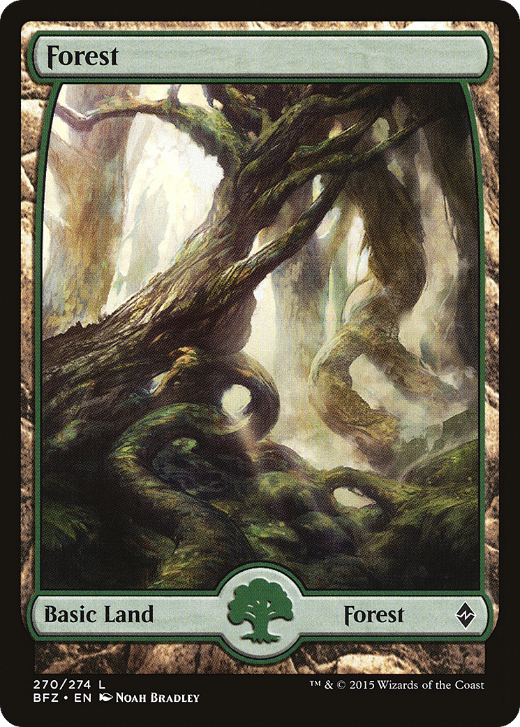 Forest — Battle for Zendikar — Magic: The Gathering