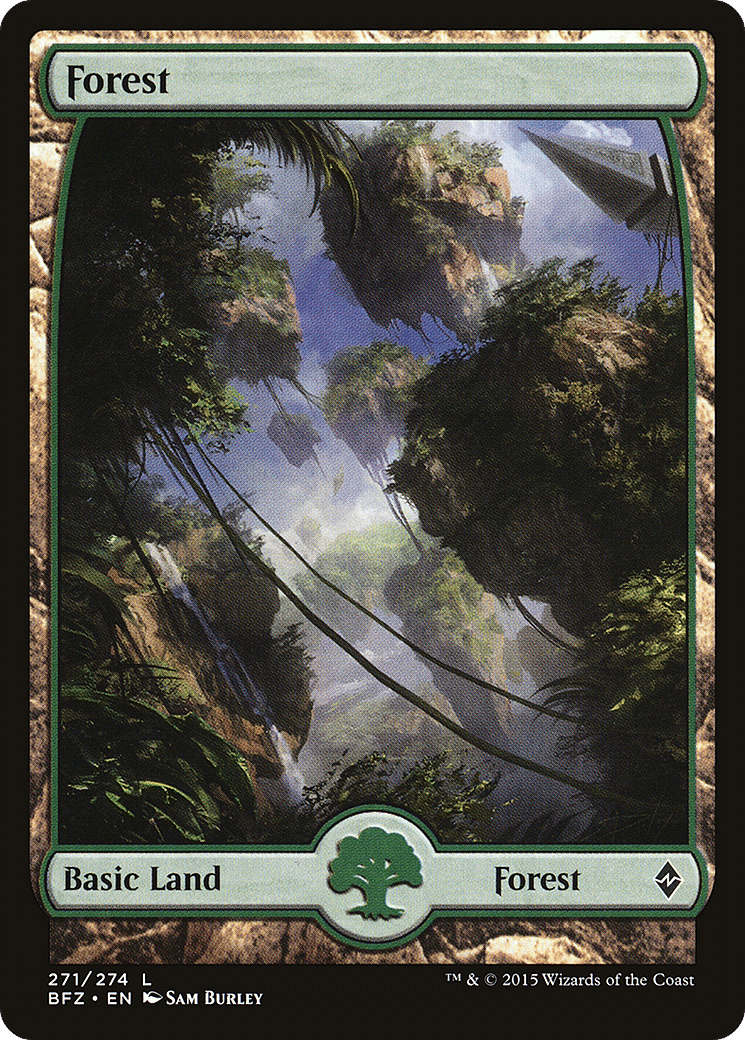 Forest — Battle for Zendikar — Magic: The Gathering