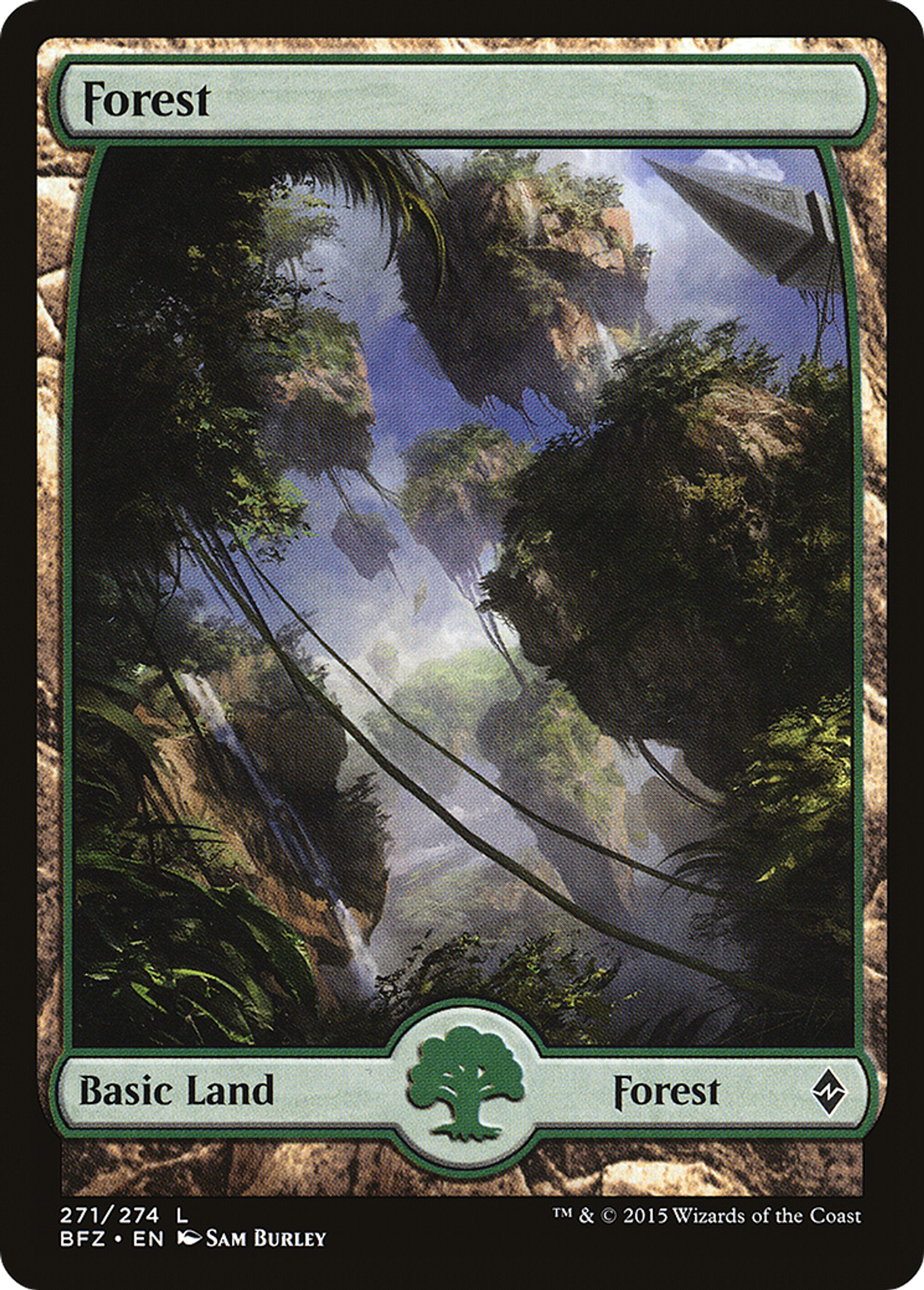 Forest — Battle for Zendikar — Magic: The Gathering