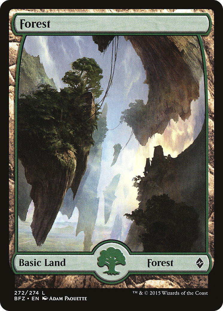 Forest — Battle for Zendikar — Magic: The Gathering