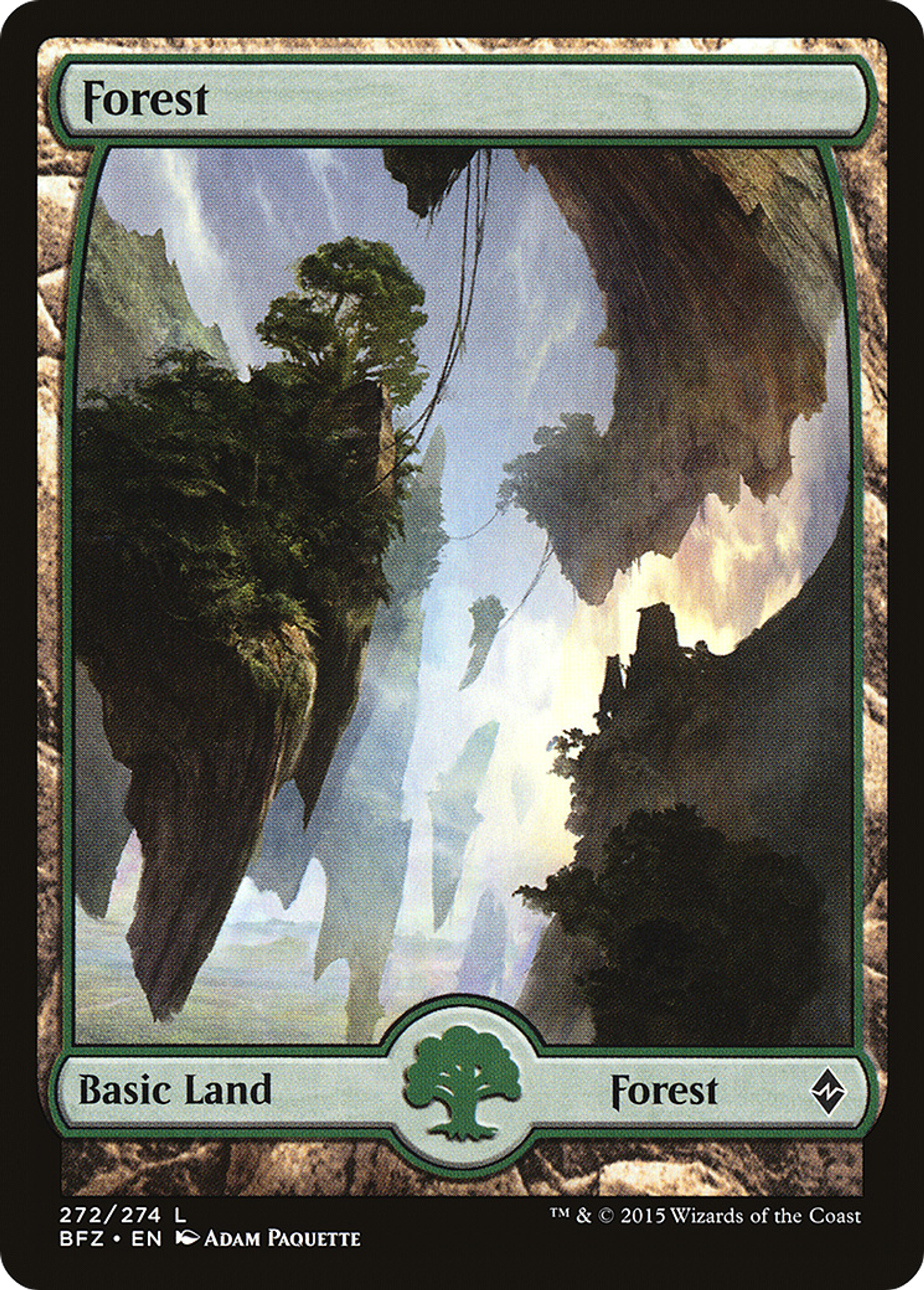Forêt — Battle for Zendikar — Magic: The Gathering