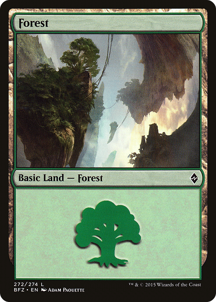 Forest — Battle for Zendikar — Magic: The Gathering