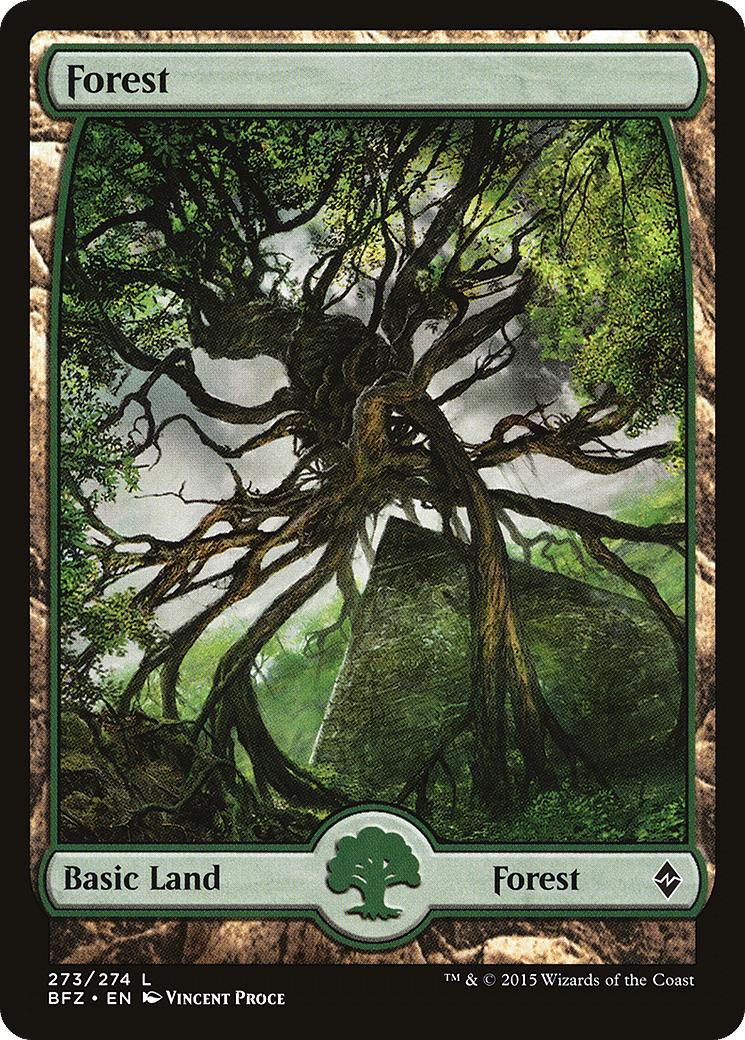 Forest — Battle for Zendikar — Magic: The Gathering