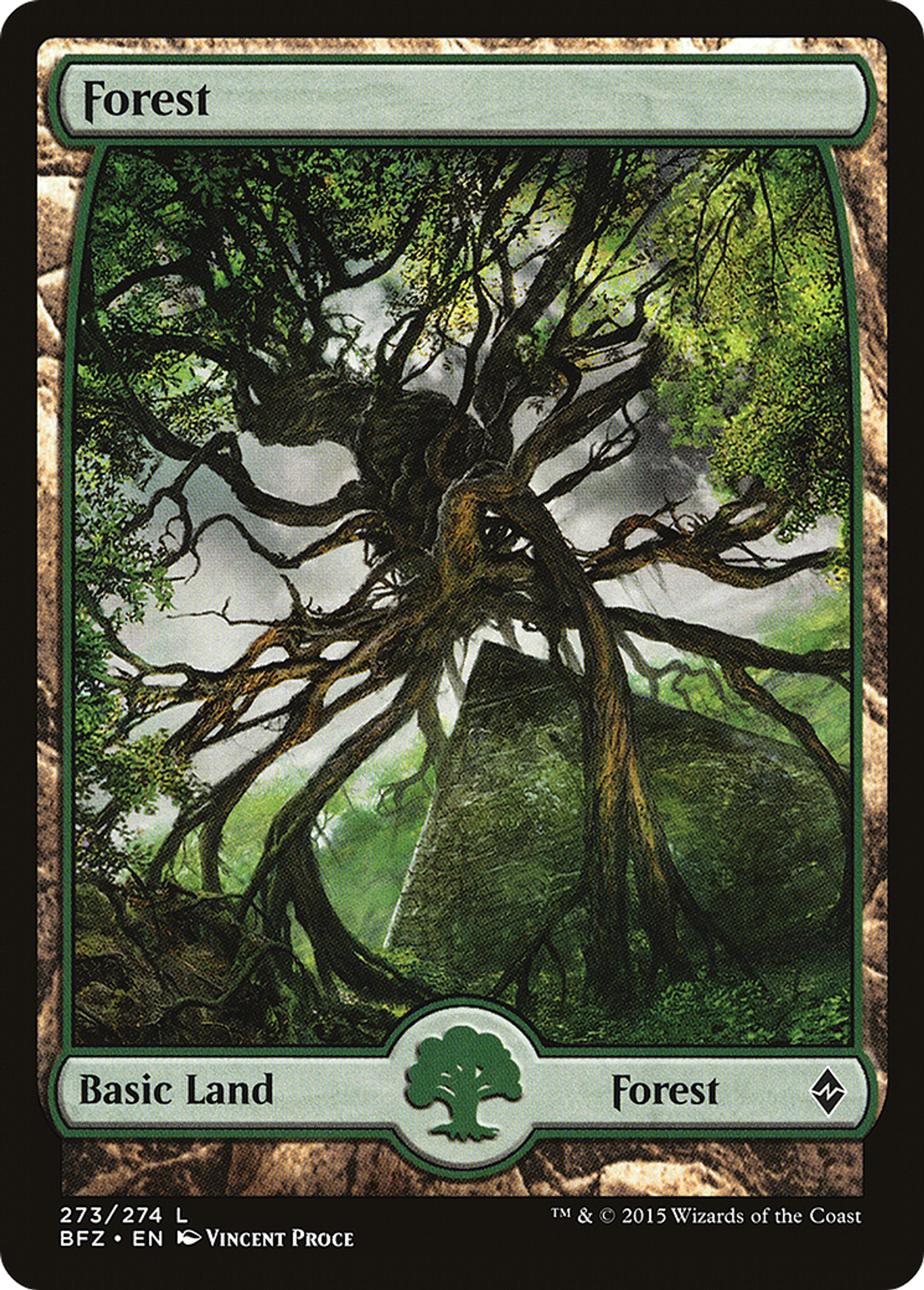 Forest — Battle for Zendikar — Magic: The Gathering