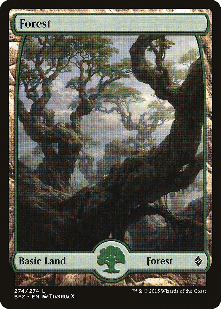 Forest — Battle for Zendikar — Magic: The Gathering