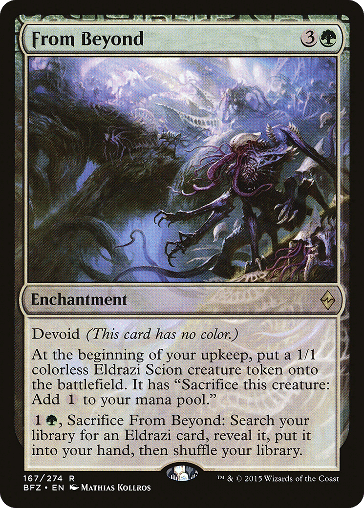 From Beyond — Battle for Zendikar — Magic: The Gathering