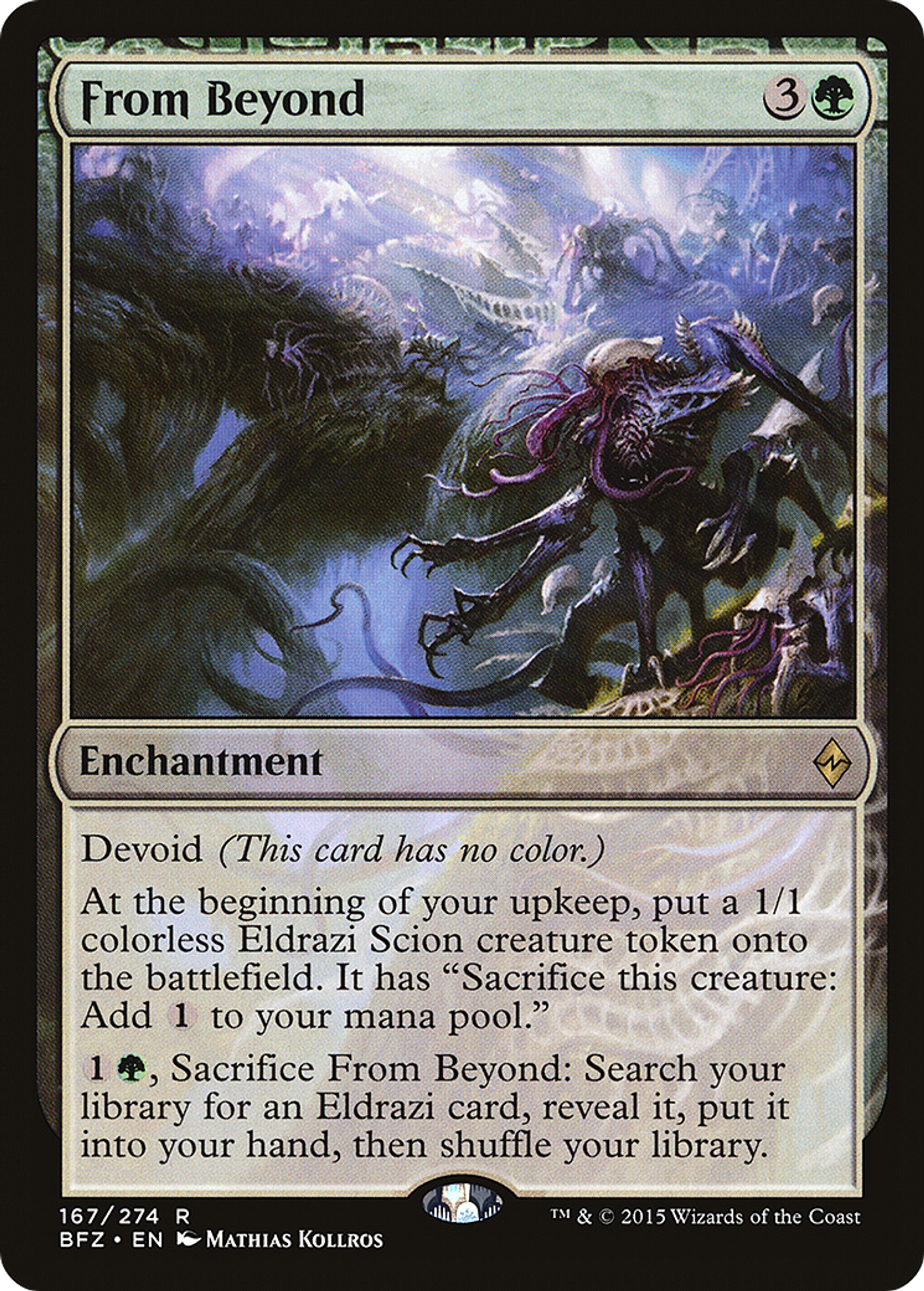 From Beyond — Battle for Zendikar — Magic: The Gathering