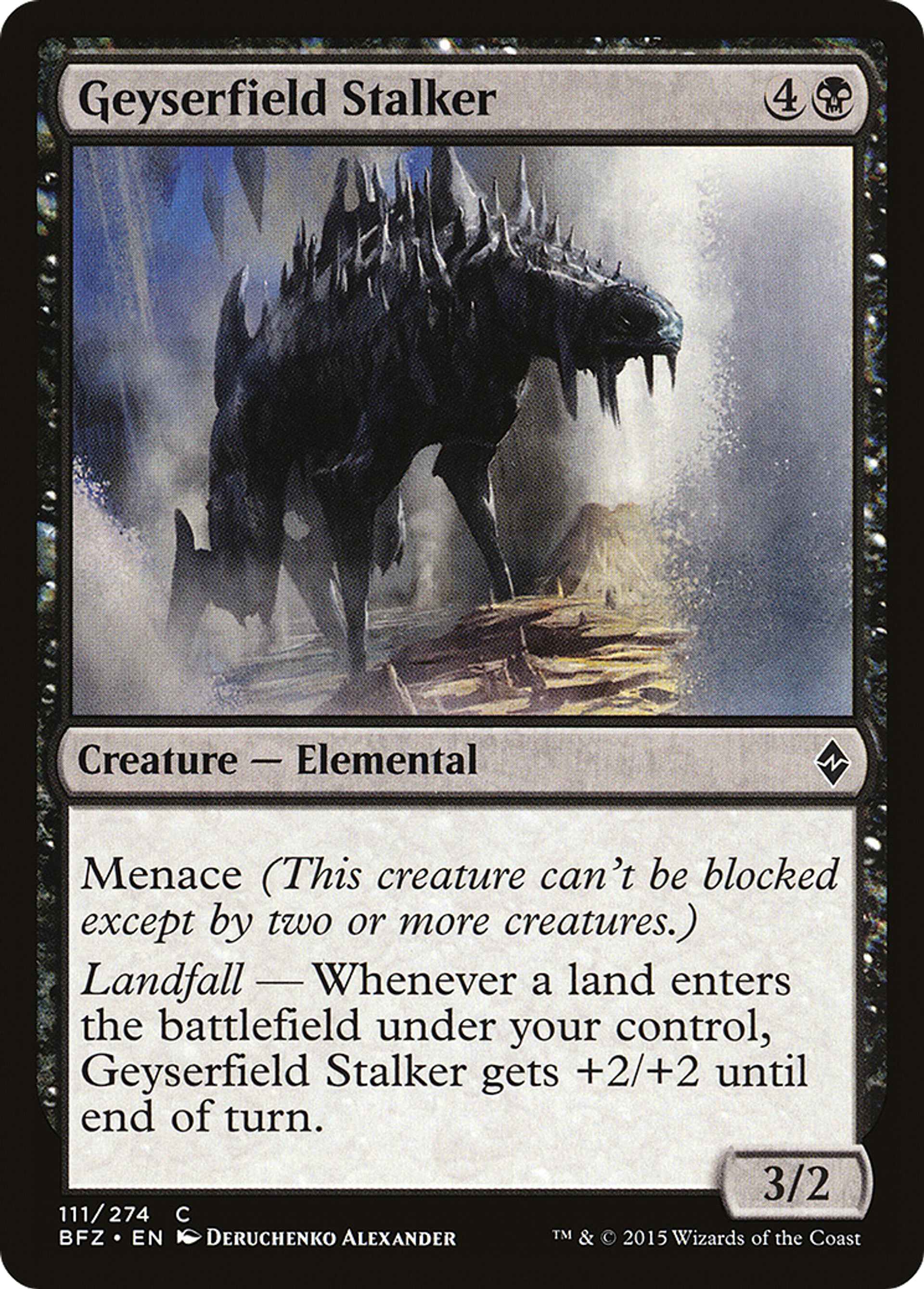 Geyserfield Stalker — Battle for Zendikar — Magic: The Gathering