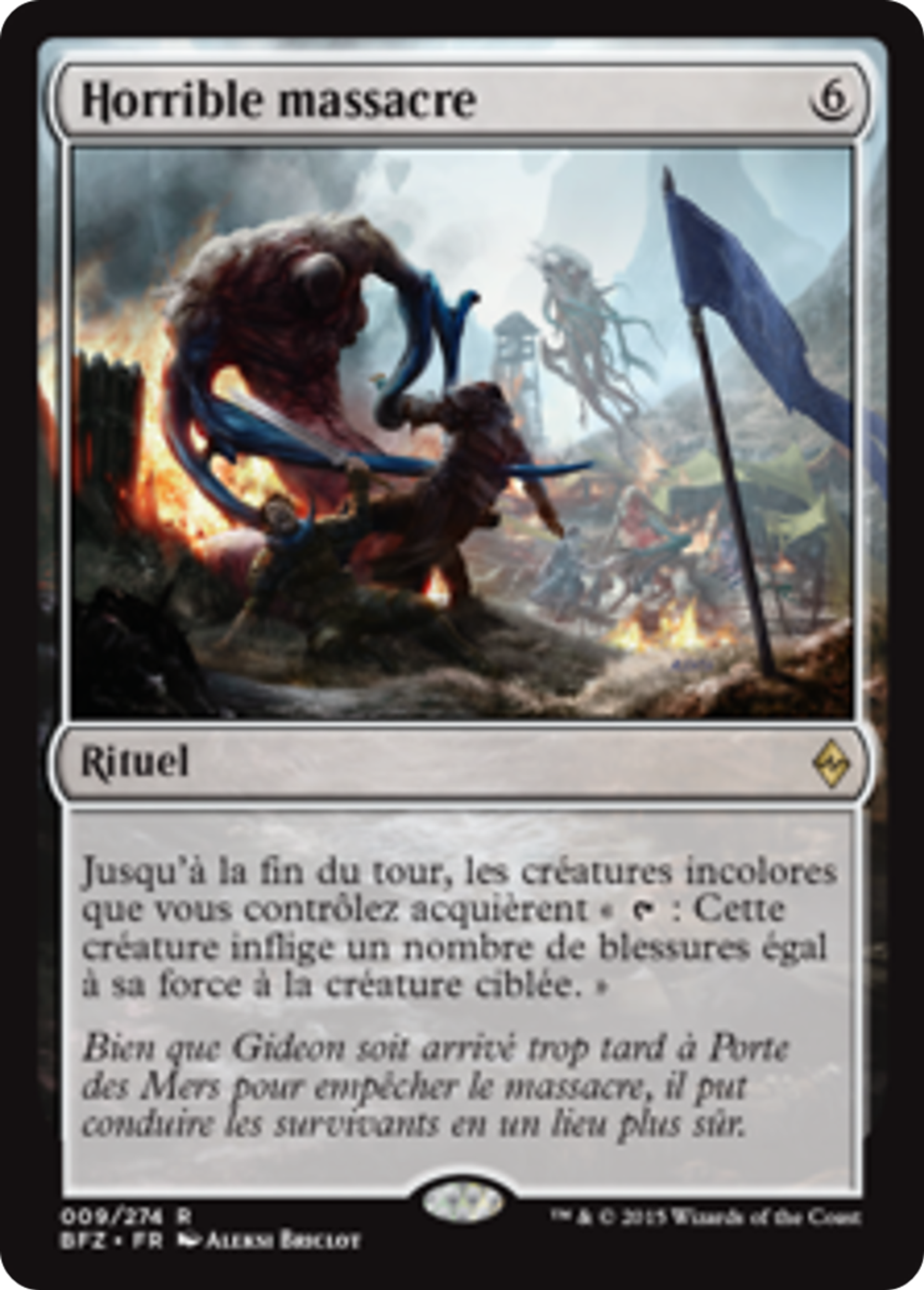 Horrible massacre — Battle for Zendikar — Magic: The Gathering