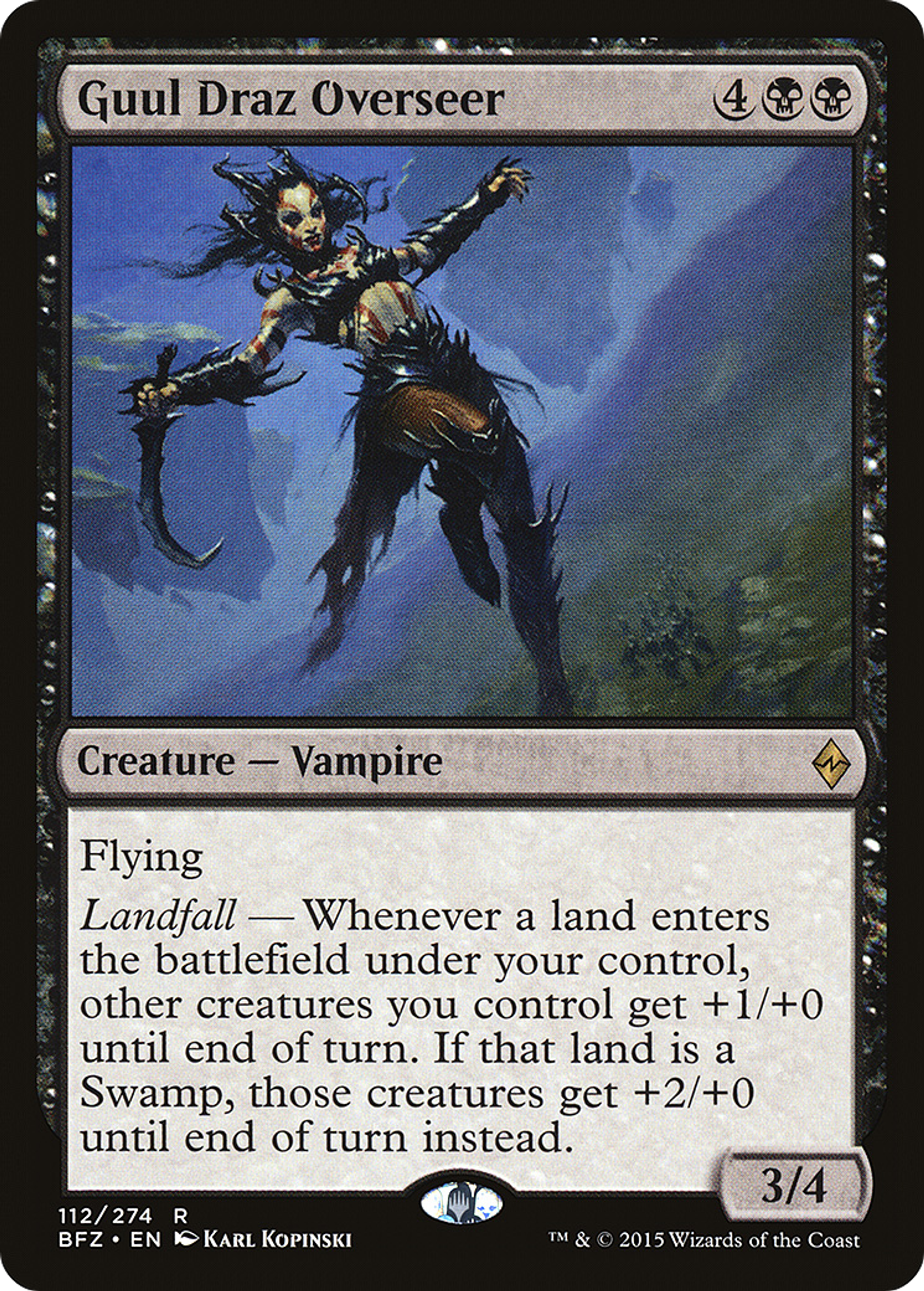 Guul Draz Overseer — Battle for Zendikar — Magic: The Gathering
