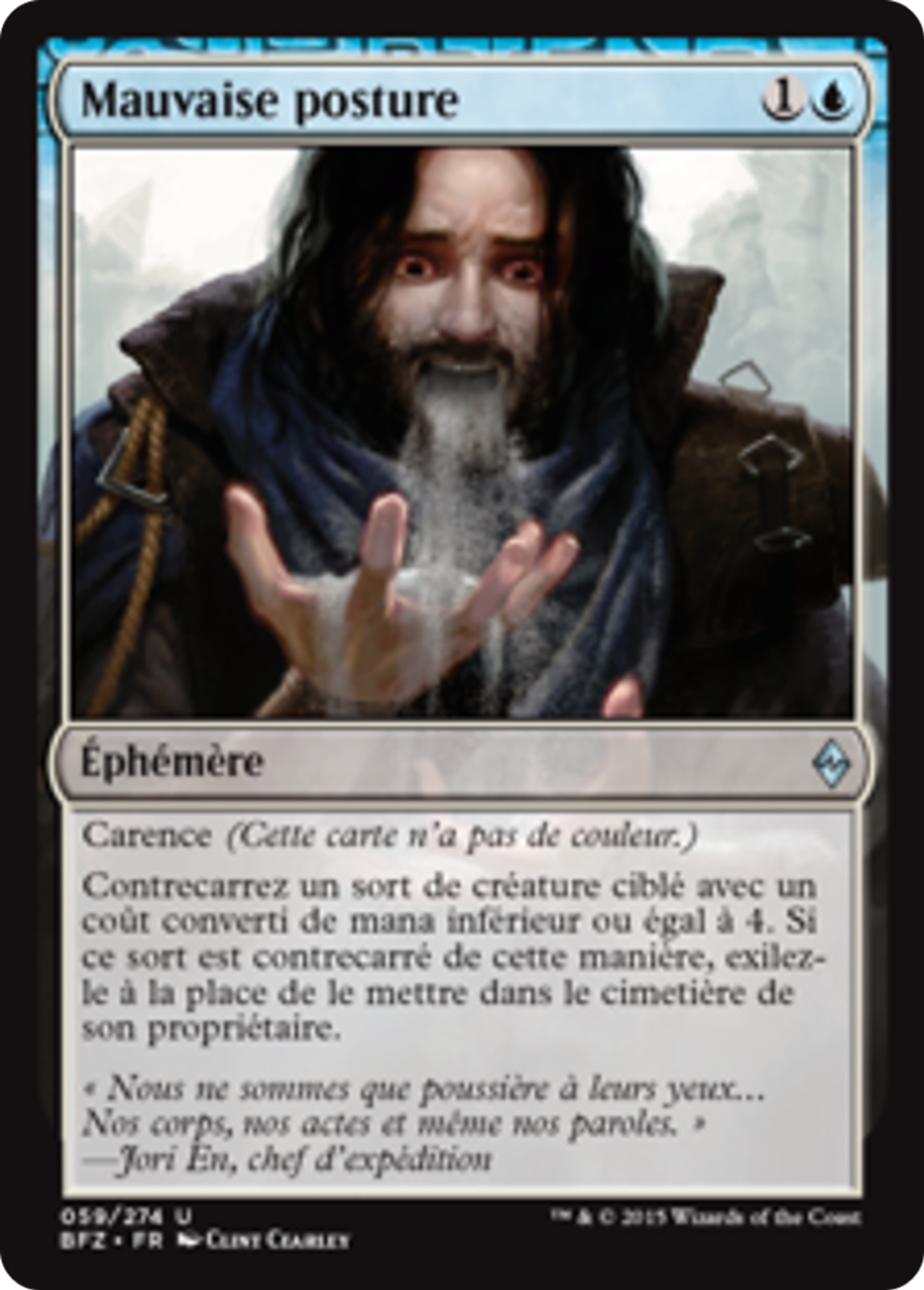 Mauvaise posture — Battle for Zendikar — Magic: The Gathering